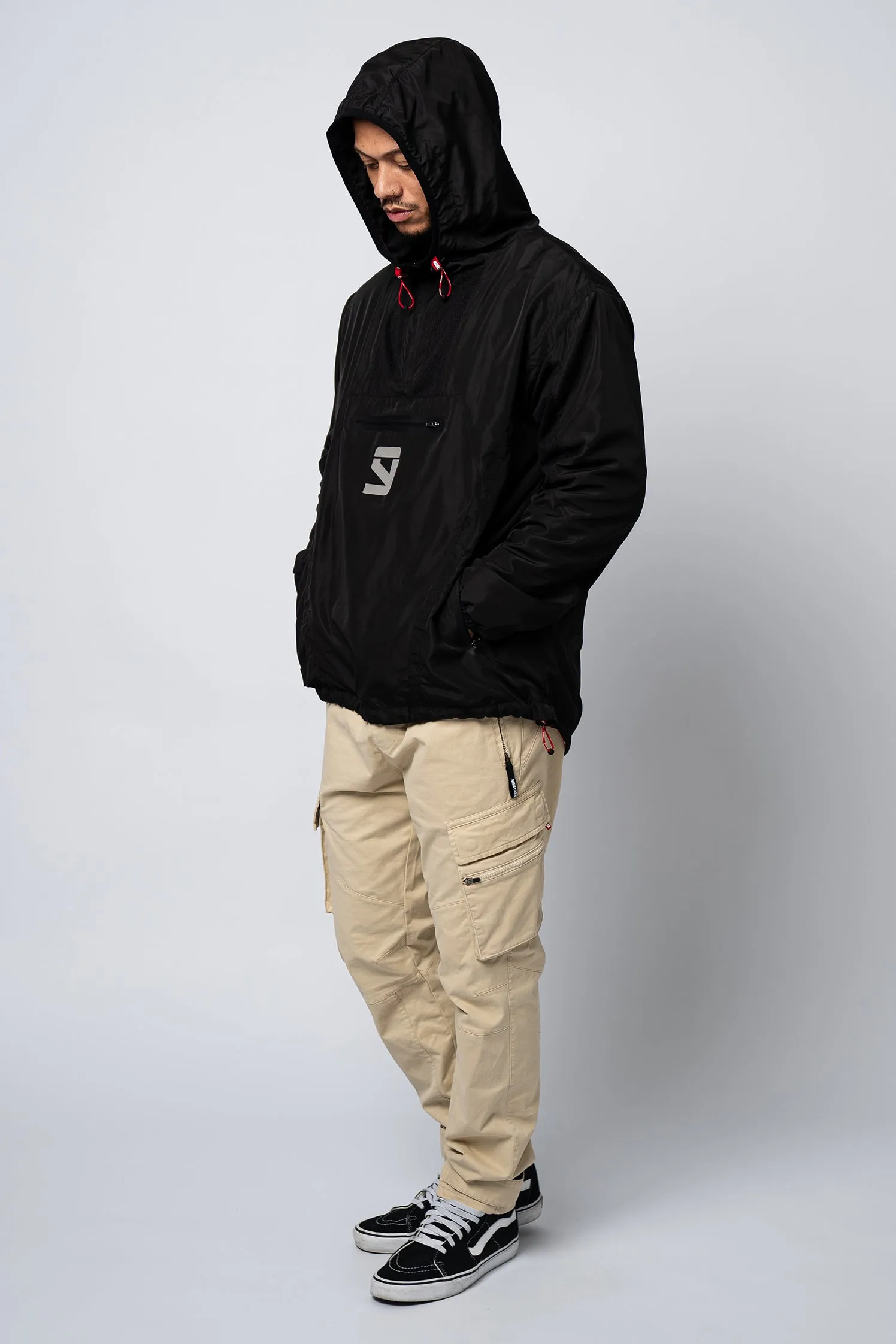 Essential Vent Half Zip Windbreaker Jacket