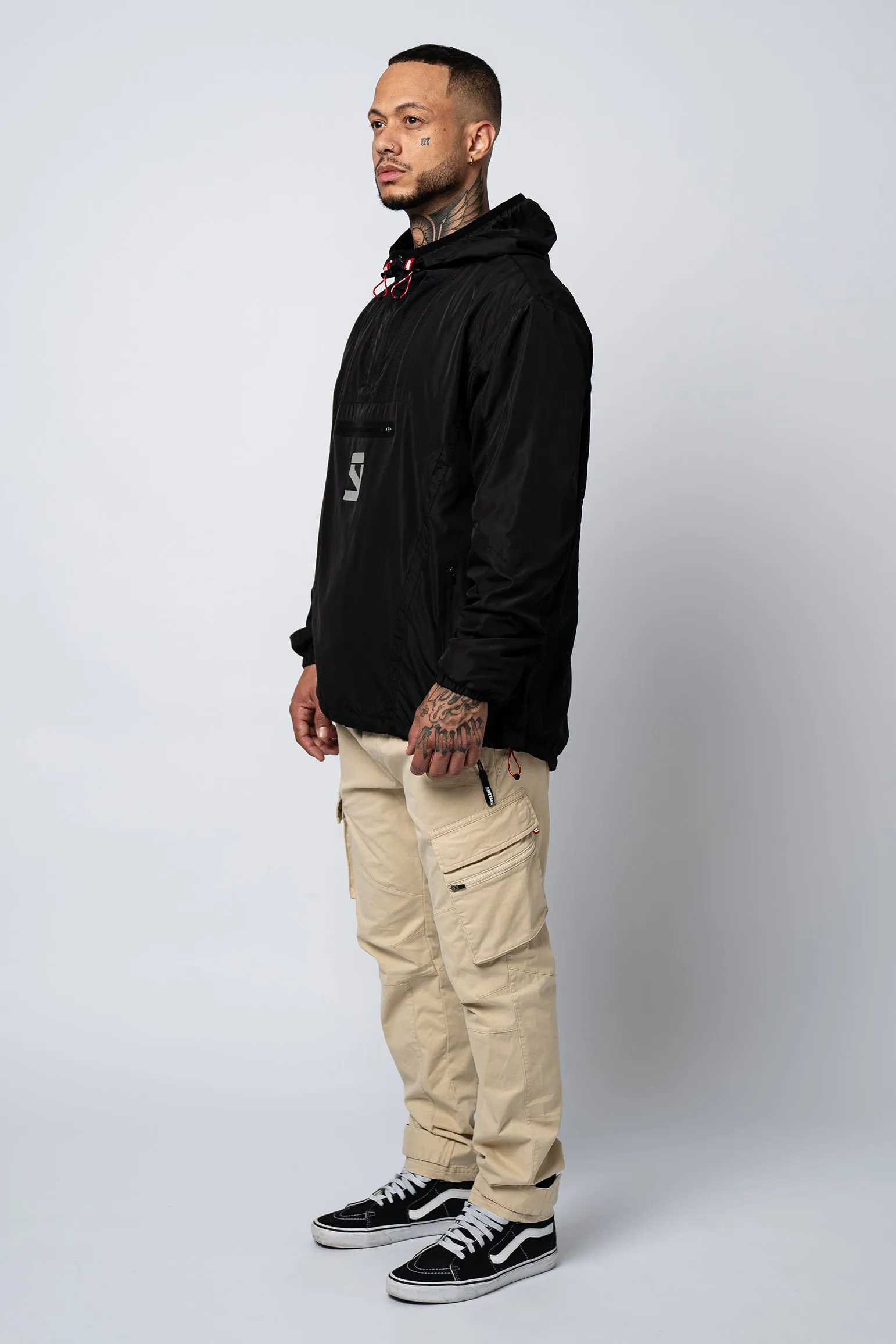 Essential Vent Half Zip Windbreaker Jacket