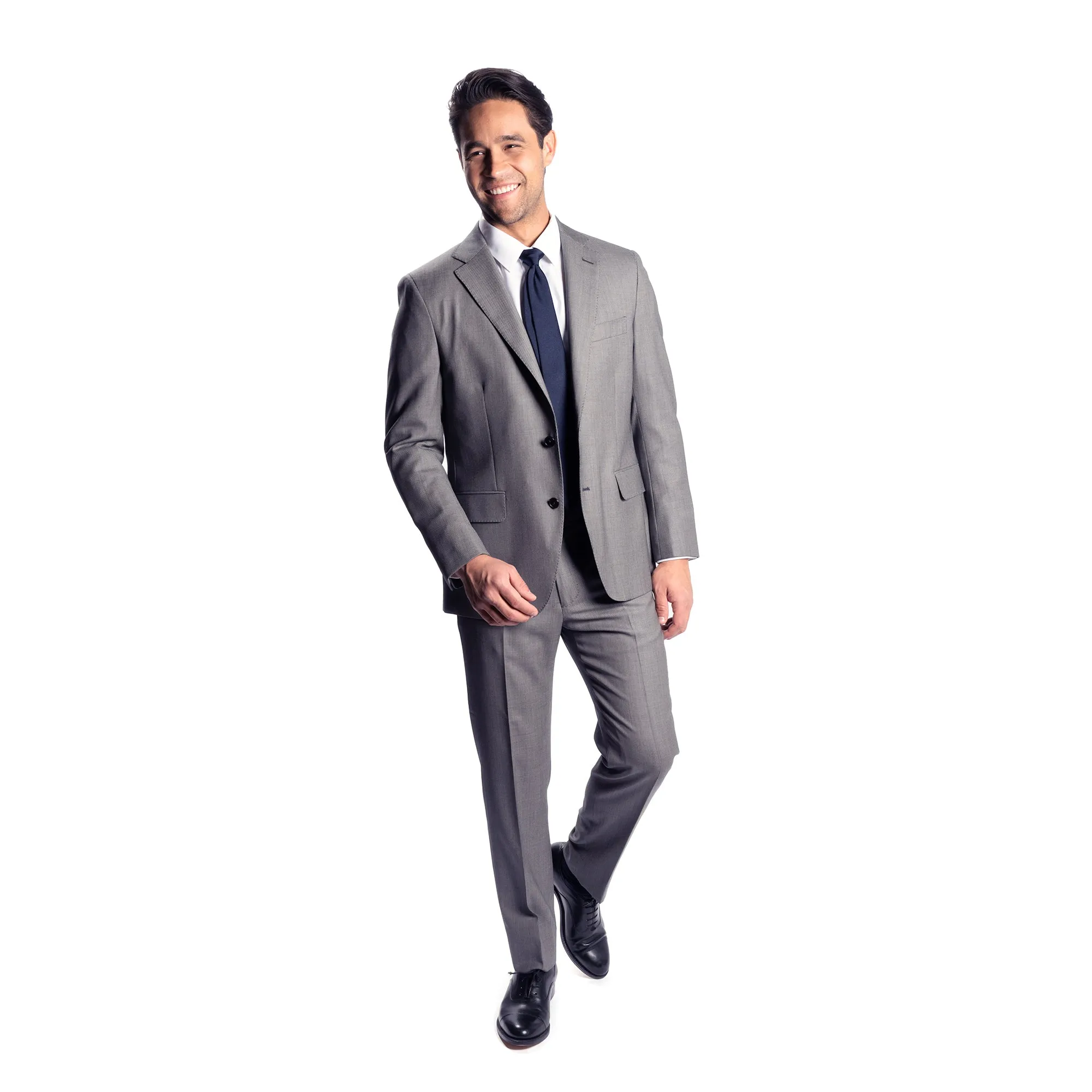 Essex Dress Pants - Grey Birdseye