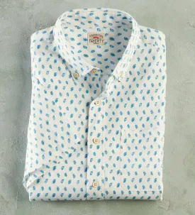 Faherty Palm Short Sleeve Shirt