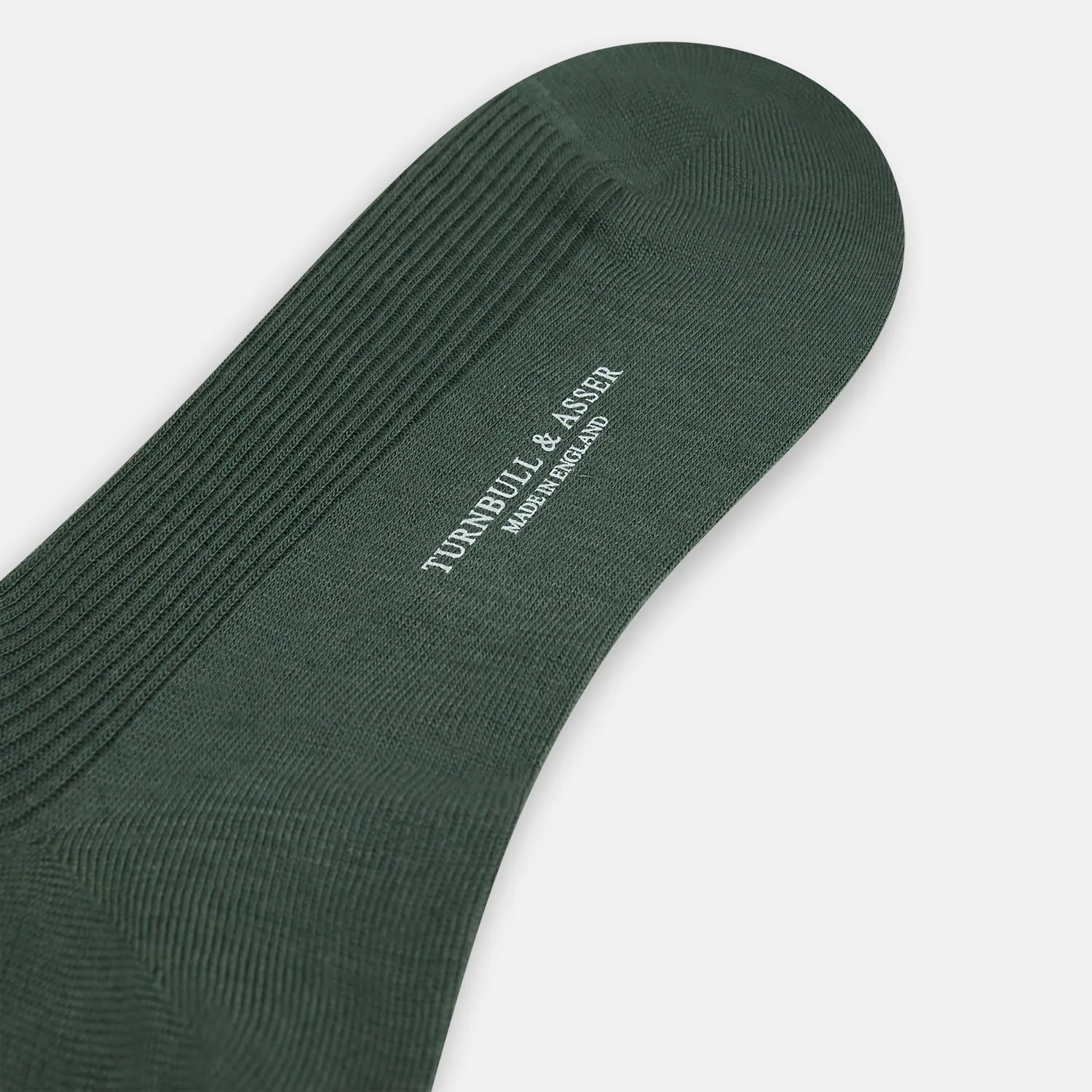 Fern Green Mid-Length Merino Socks