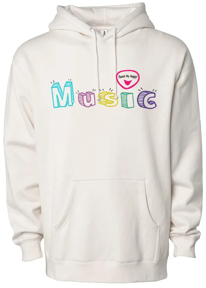 Found My Happy Music pullover hoodie