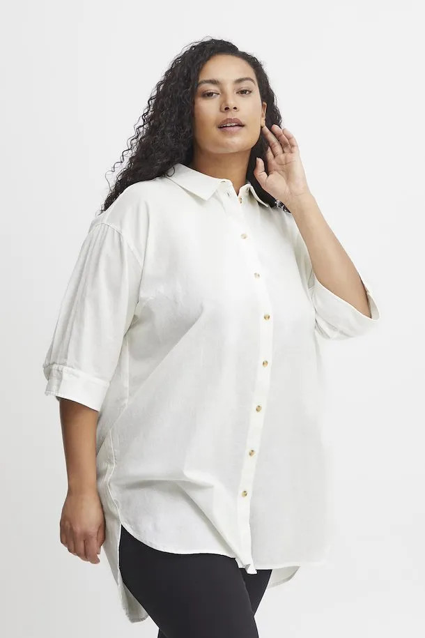 Fransa plus white shirt pop 20611780