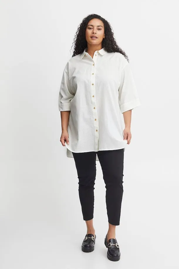 Fransa plus white shirt pop 20611780