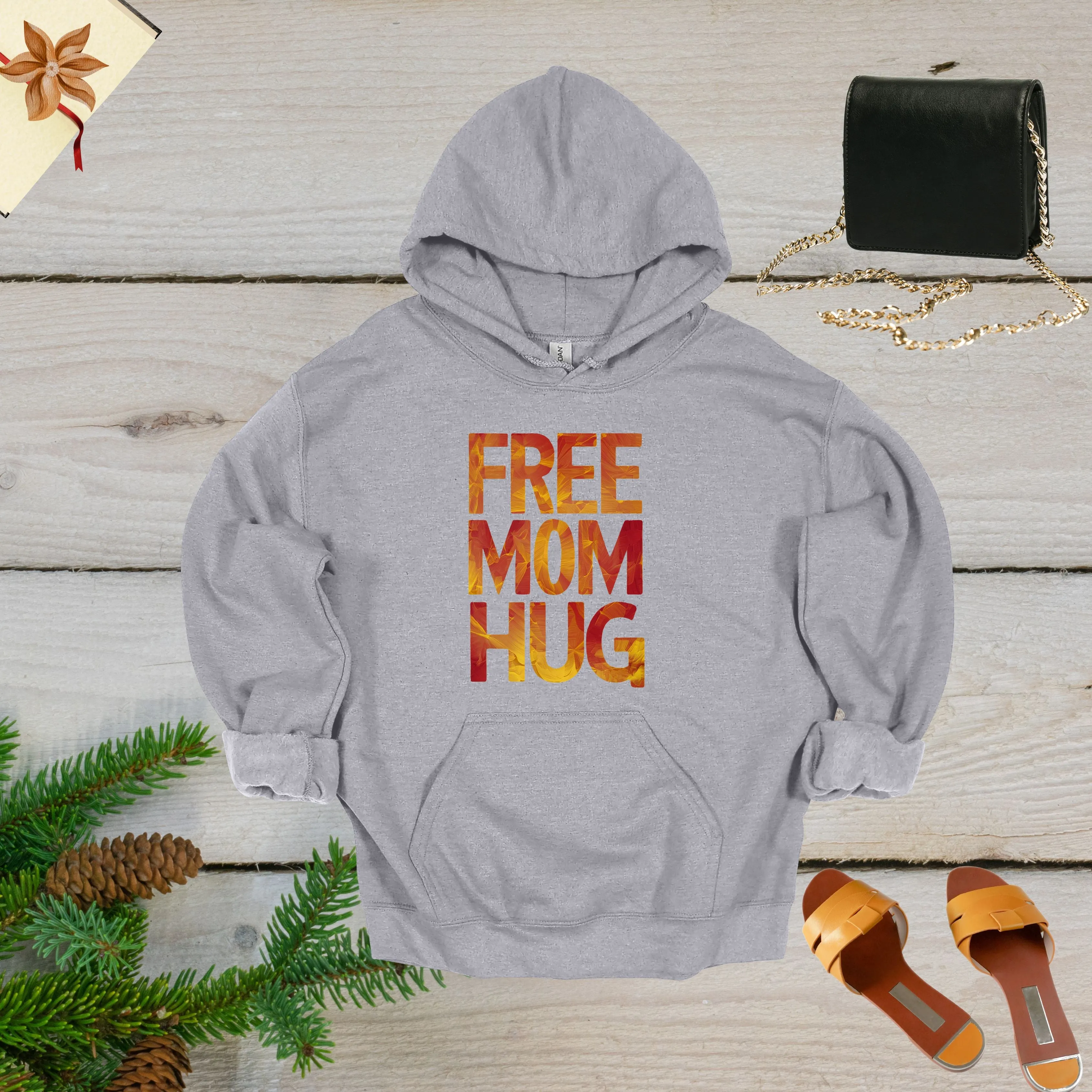 Free Mom Hug Hooded Sweatshirt