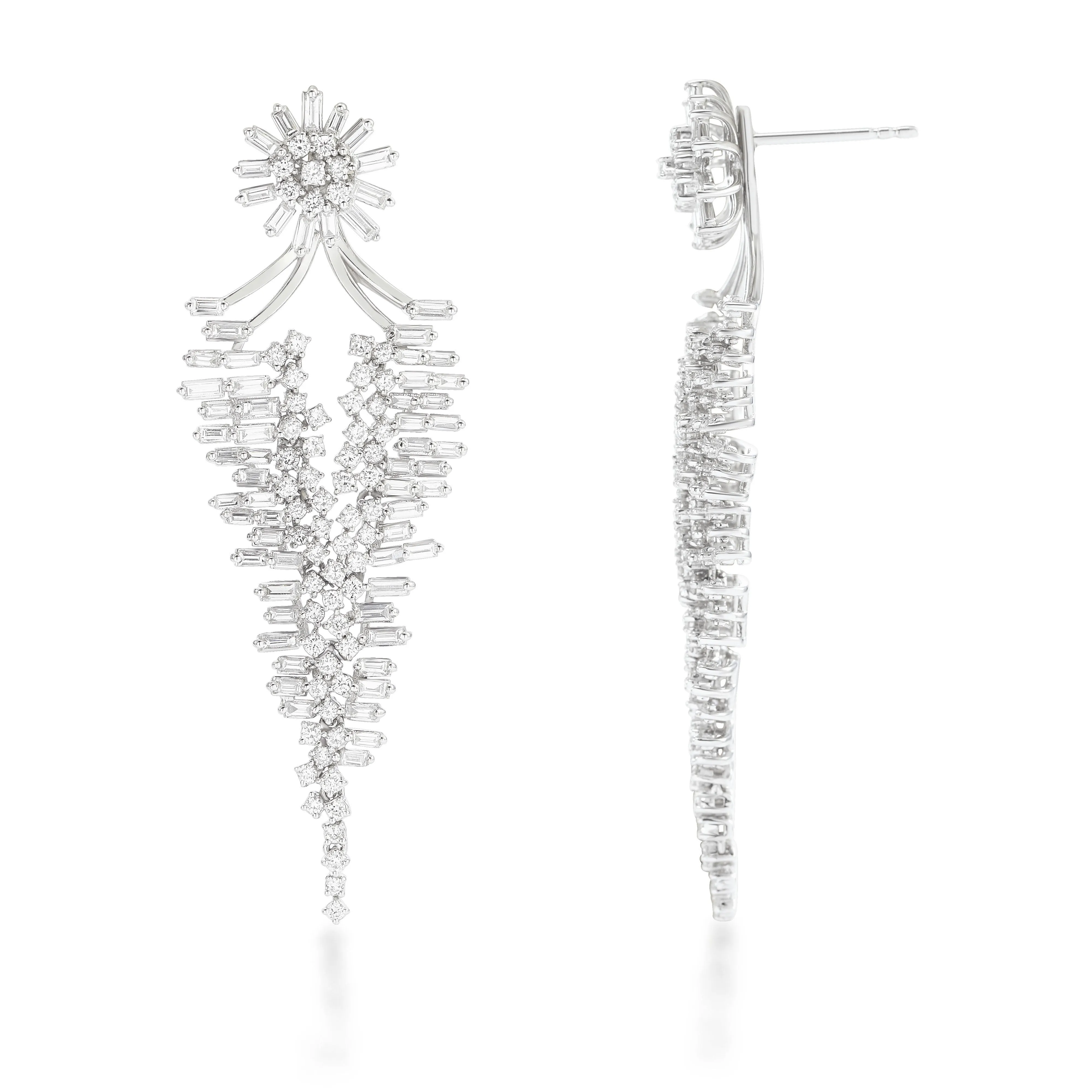 Freeflowing Verbina Diamond Earrings*