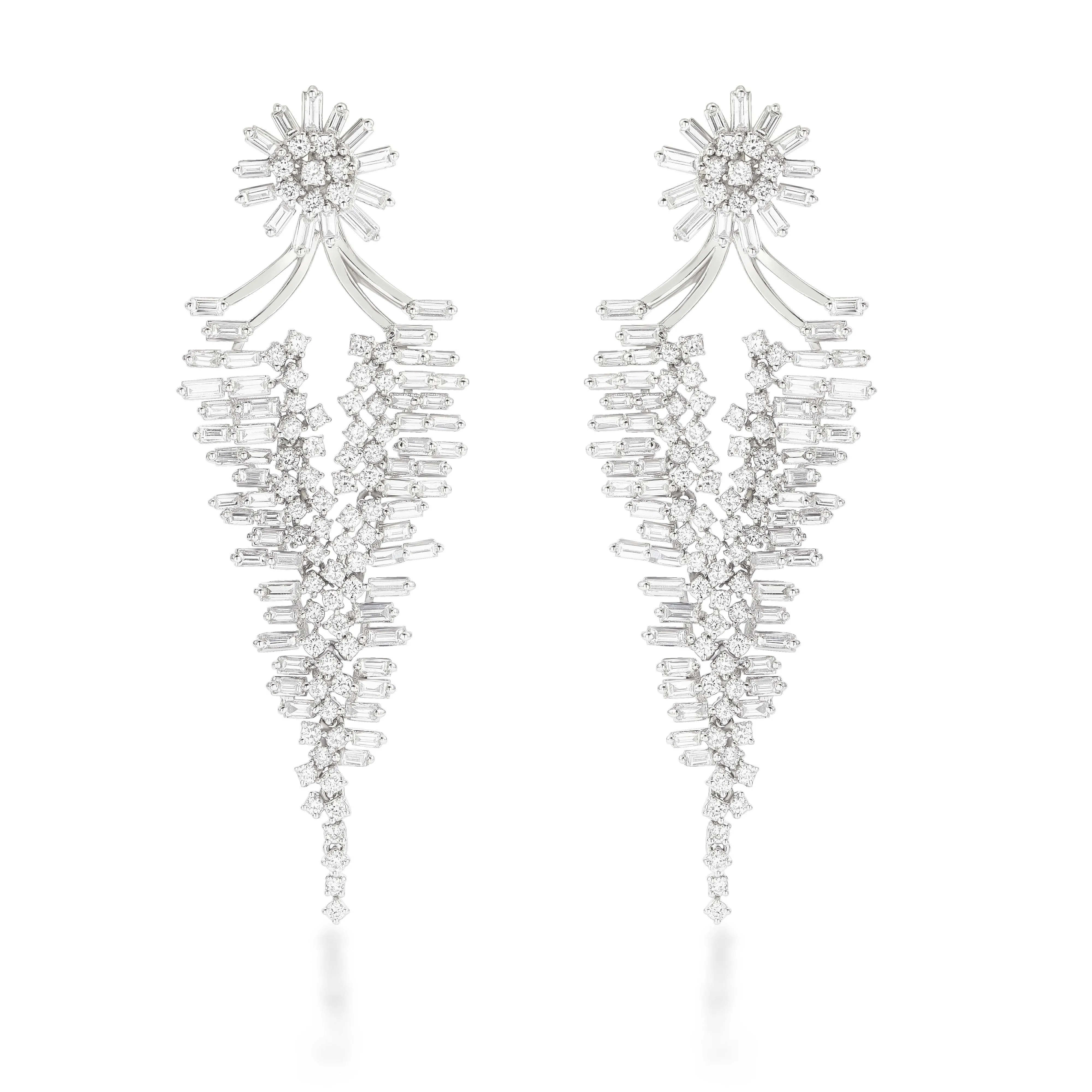 Freeflowing Verbina Diamond Earrings*