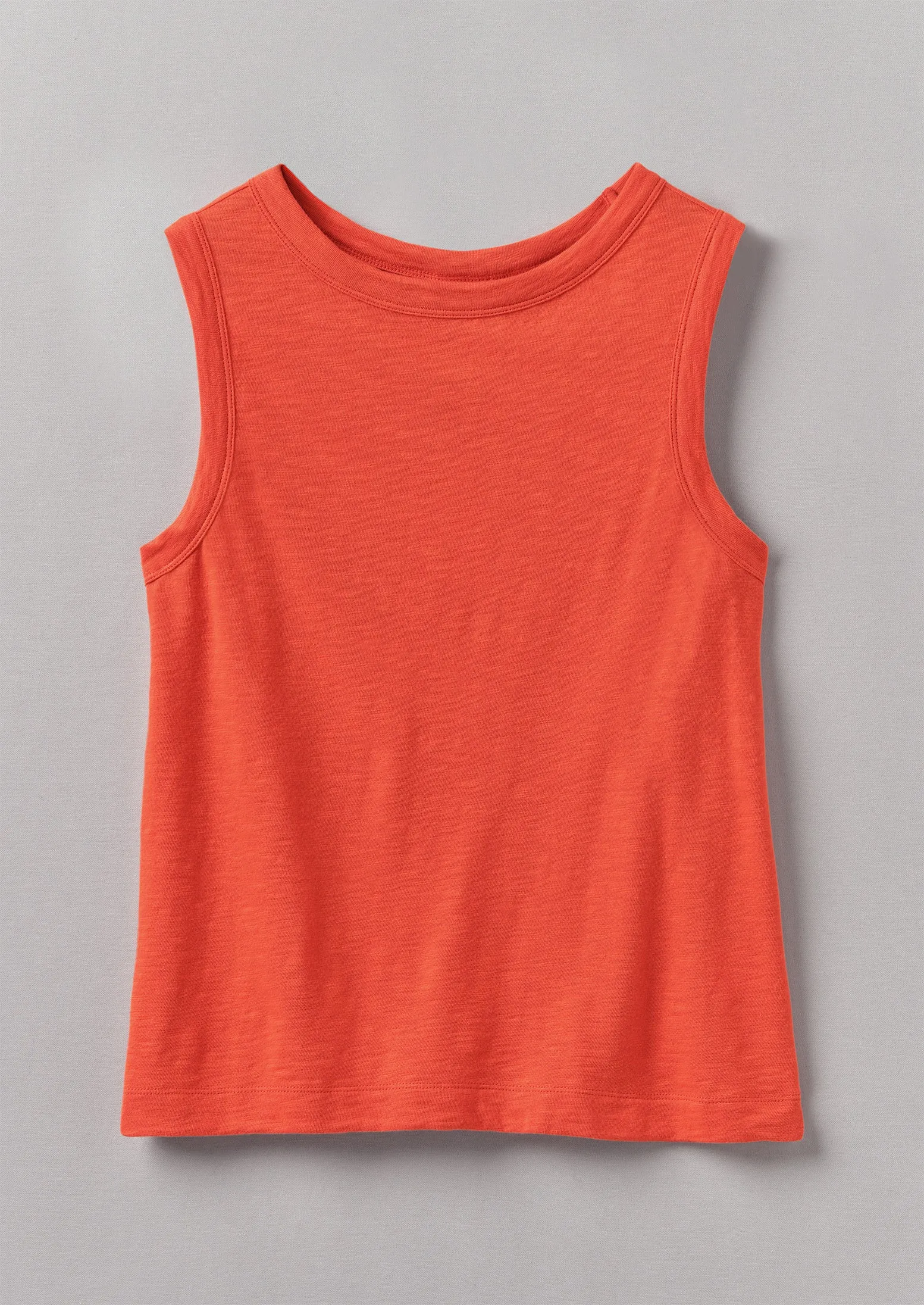 Garment Dyed Organic Cotton Tank Top | Pumpkin