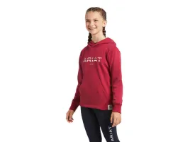 Girl's Ariat 3D Logo 2.0 Hoodie -RED BUD