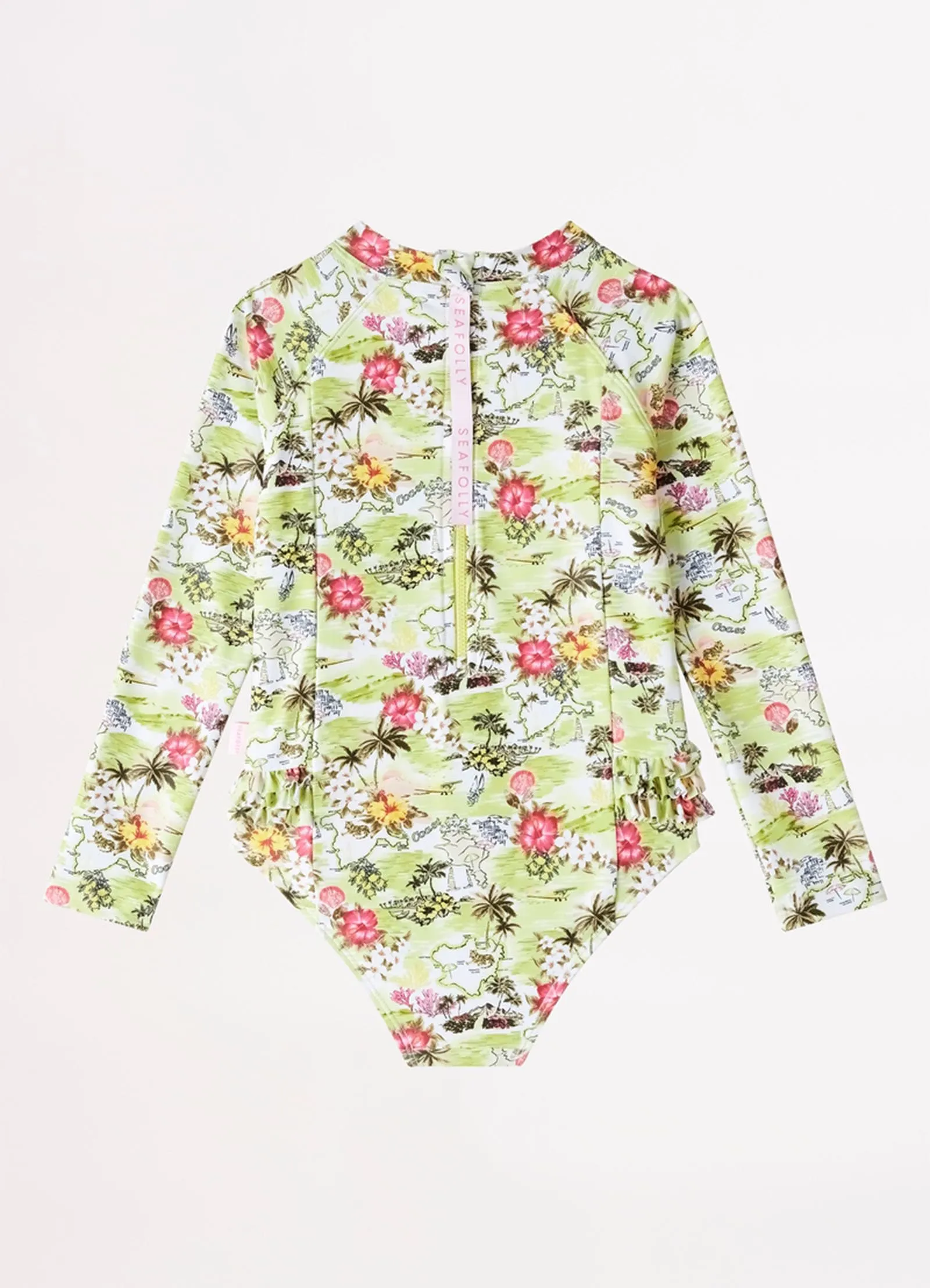 Girls Coast To Coast Paddlesuit  - Lime Coast