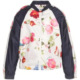 Girls Floral Windbreaker