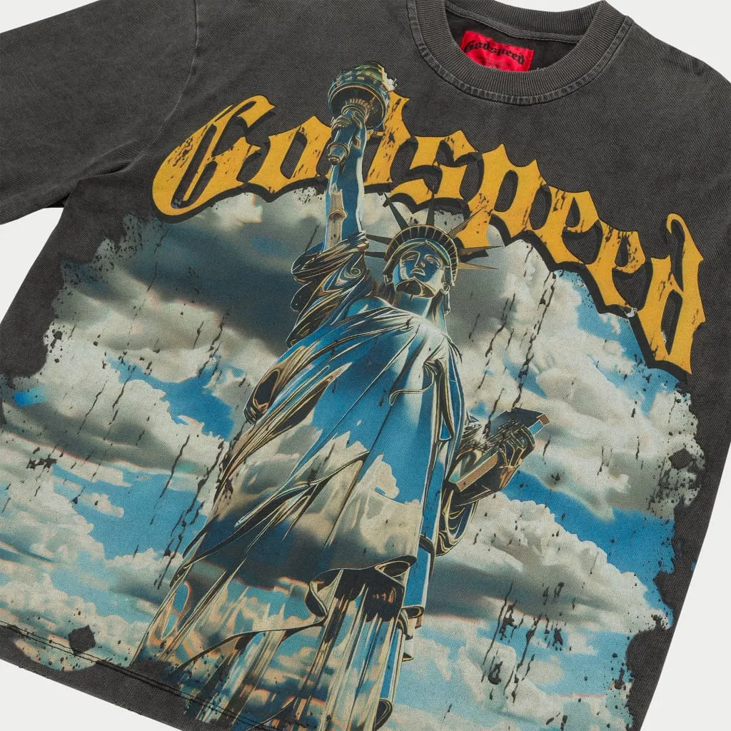 Godspeed - Chrome Liberty T-Shirt Grey