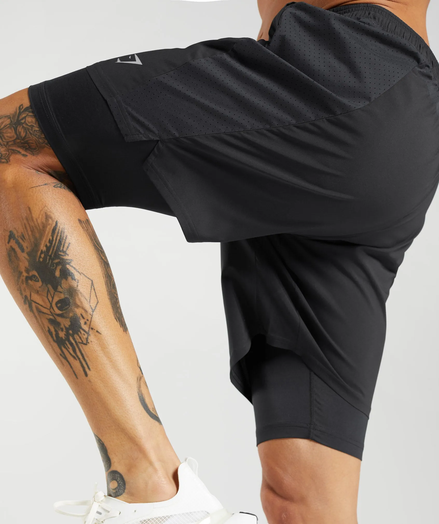 Gymshark Aspect 2 In 1 Short - Black