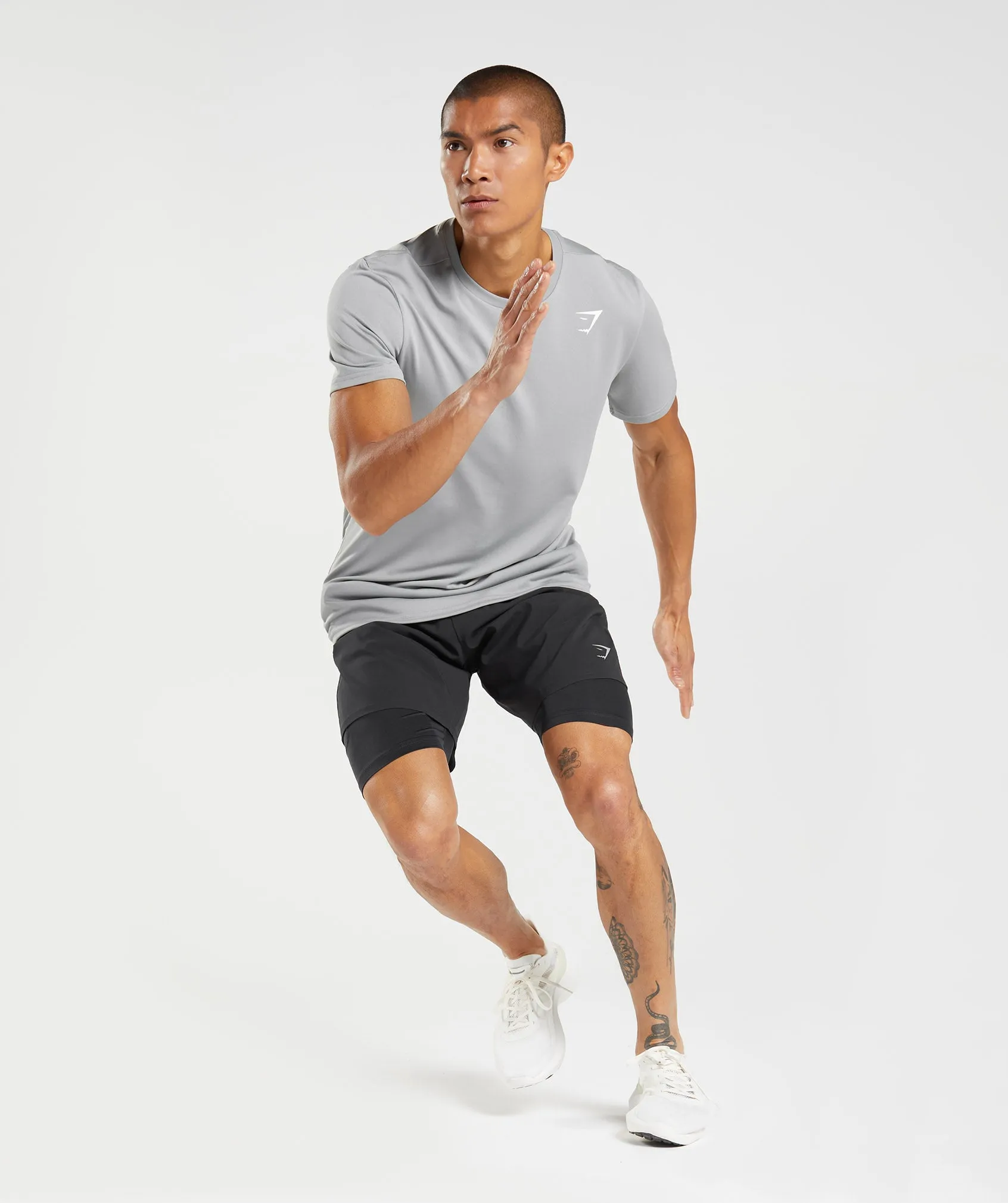 Gymshark Aspect 2 In 1 Short - Black