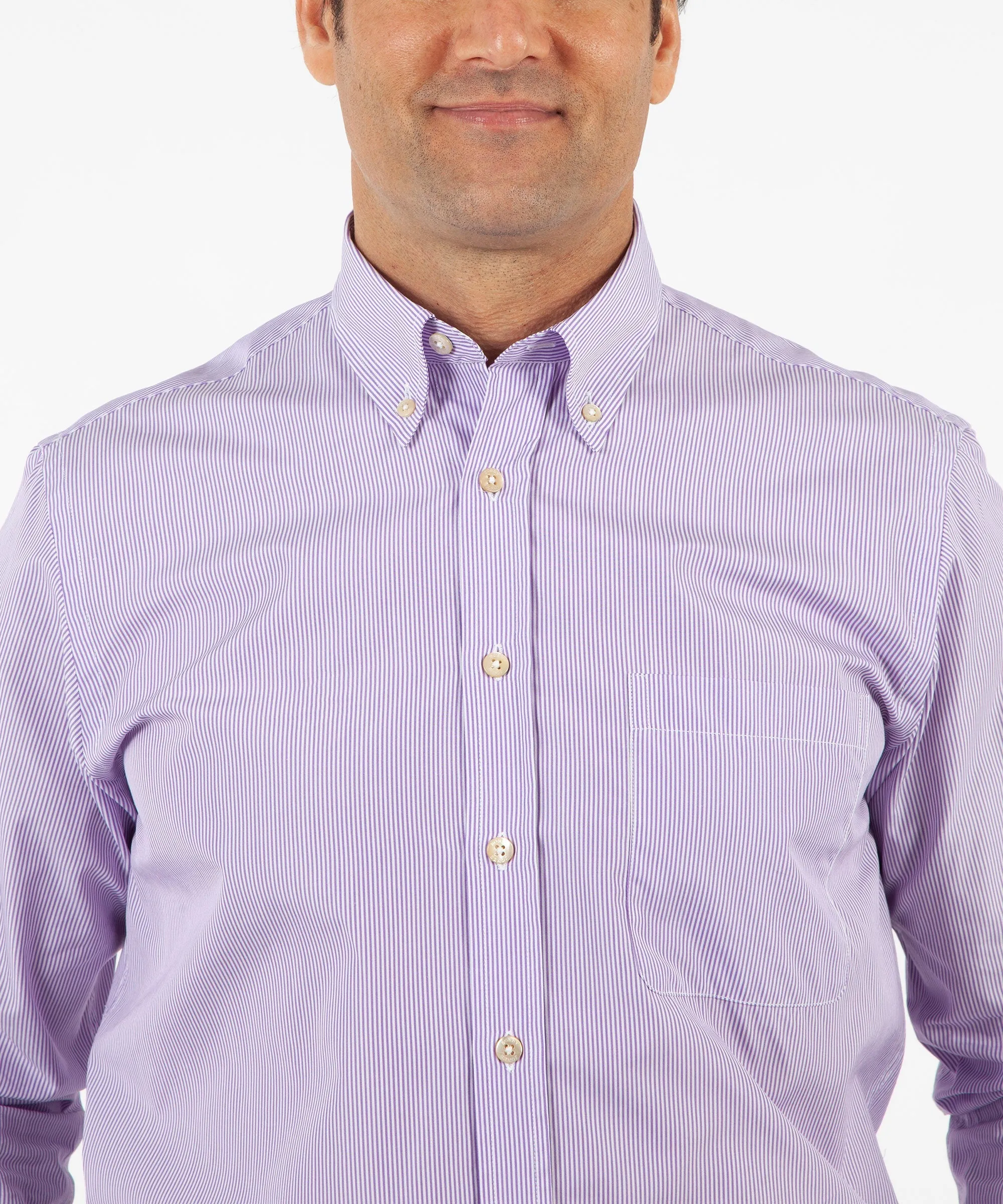 Heritage Italian-Made 100% Broadcloth Cotton Sport Shirt