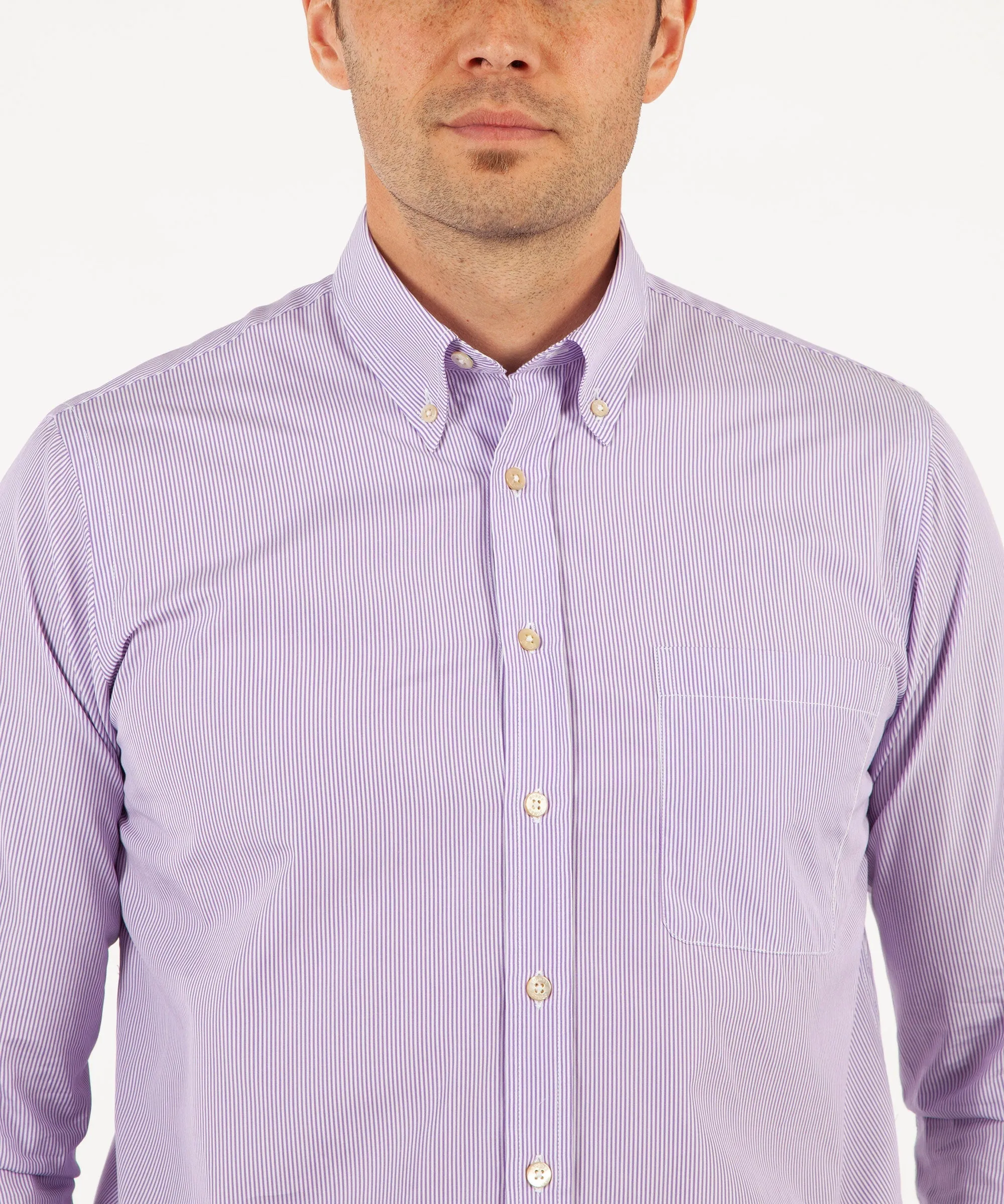 Heritage Italian-Made 100% Broadcloth Cotton Sport Shirt