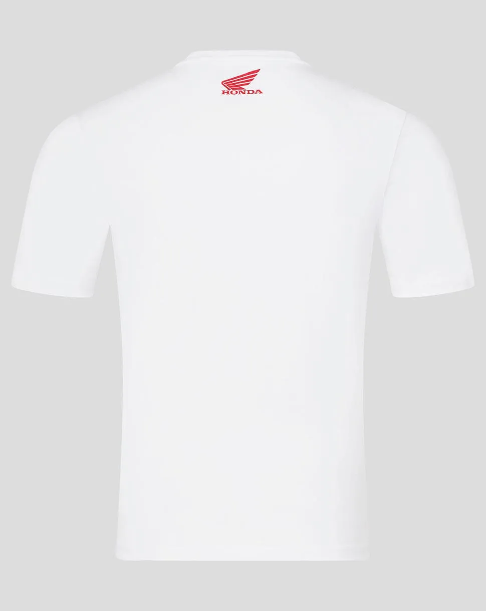 Honda Racing Repsol Men's Large Logo T-Shirt - White