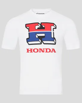 Honda Racing Repsol Men's Large Logo T-Shirt - White