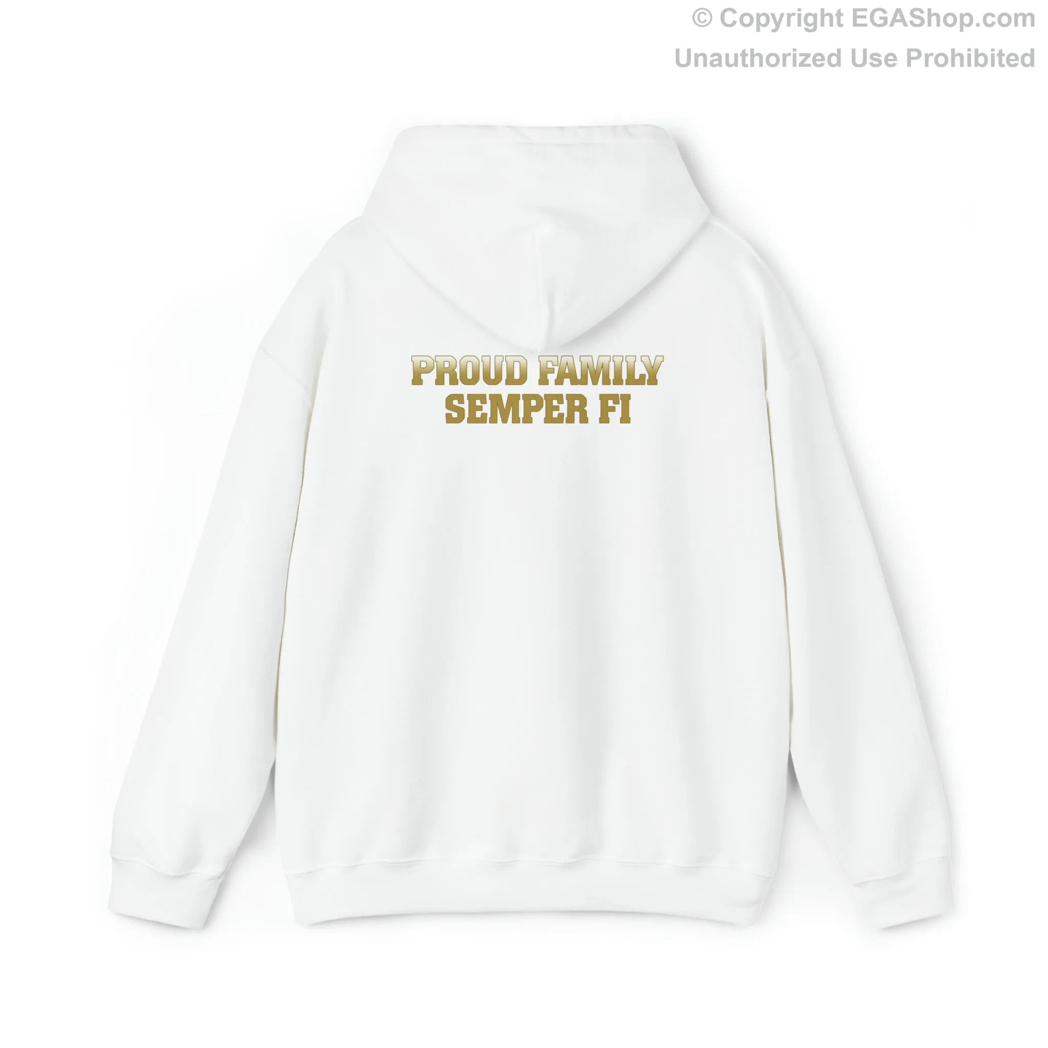 Hoodie: Alpha Co. MCRD San Diego (EGA   Back Proud Family)