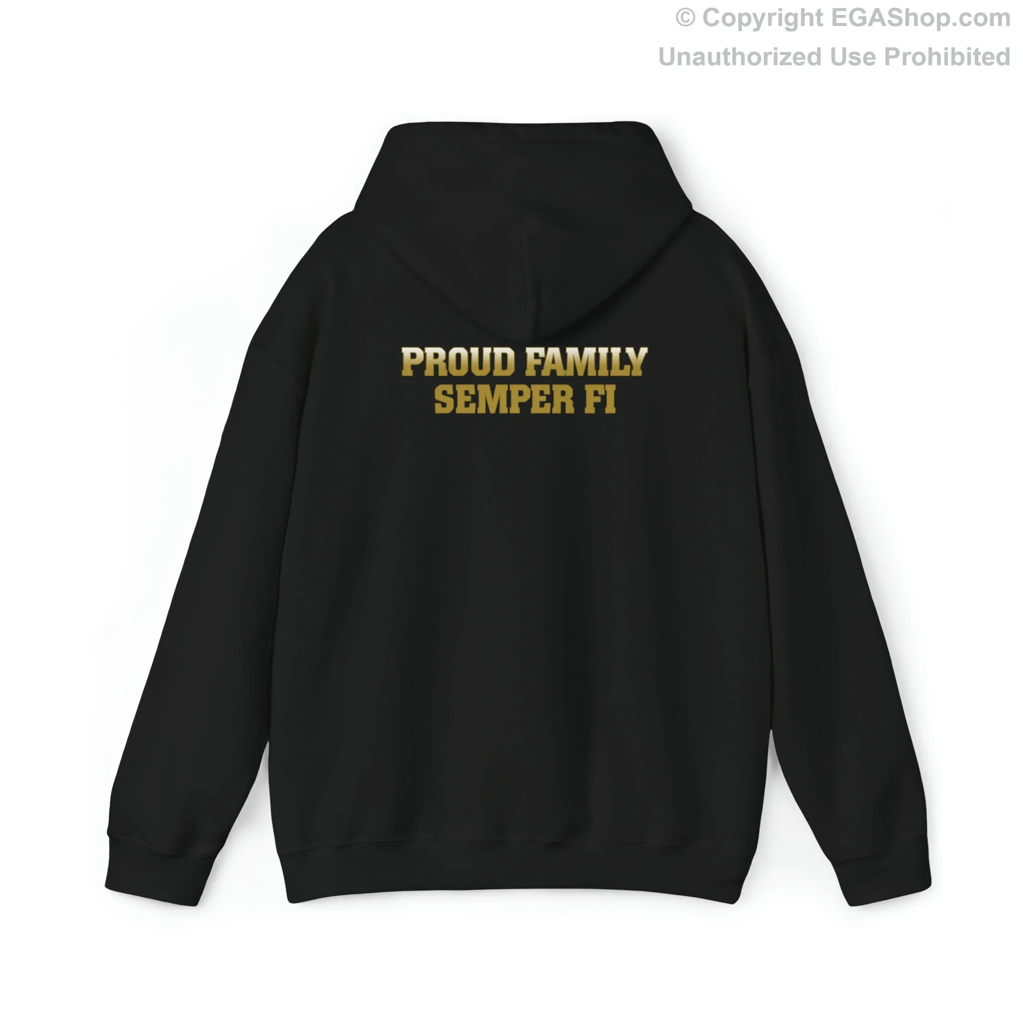 Hoodie: Bravo Co. MCRD San Diego (EGA   Back Proud Family)