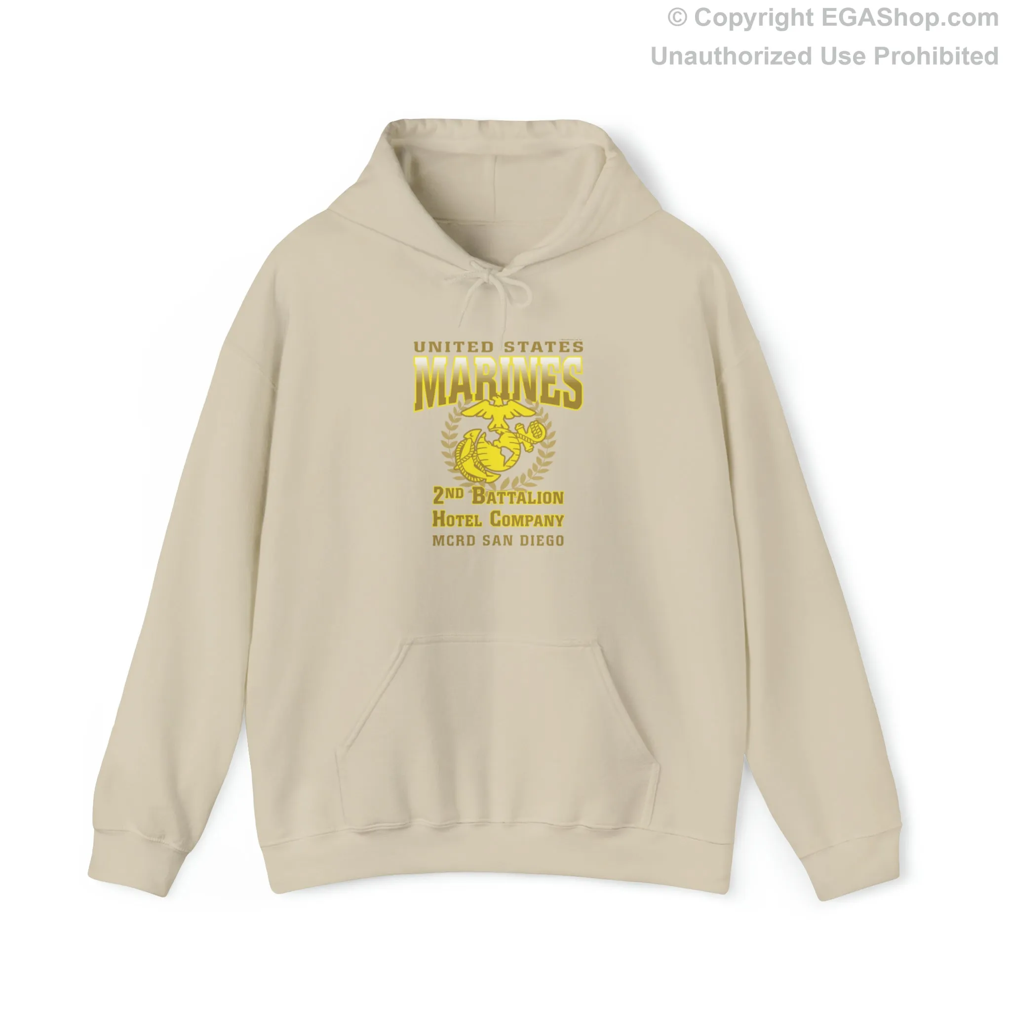 Hoodie: Hotel Co. MCRD Parris Island (EGA   Back Proud Family)