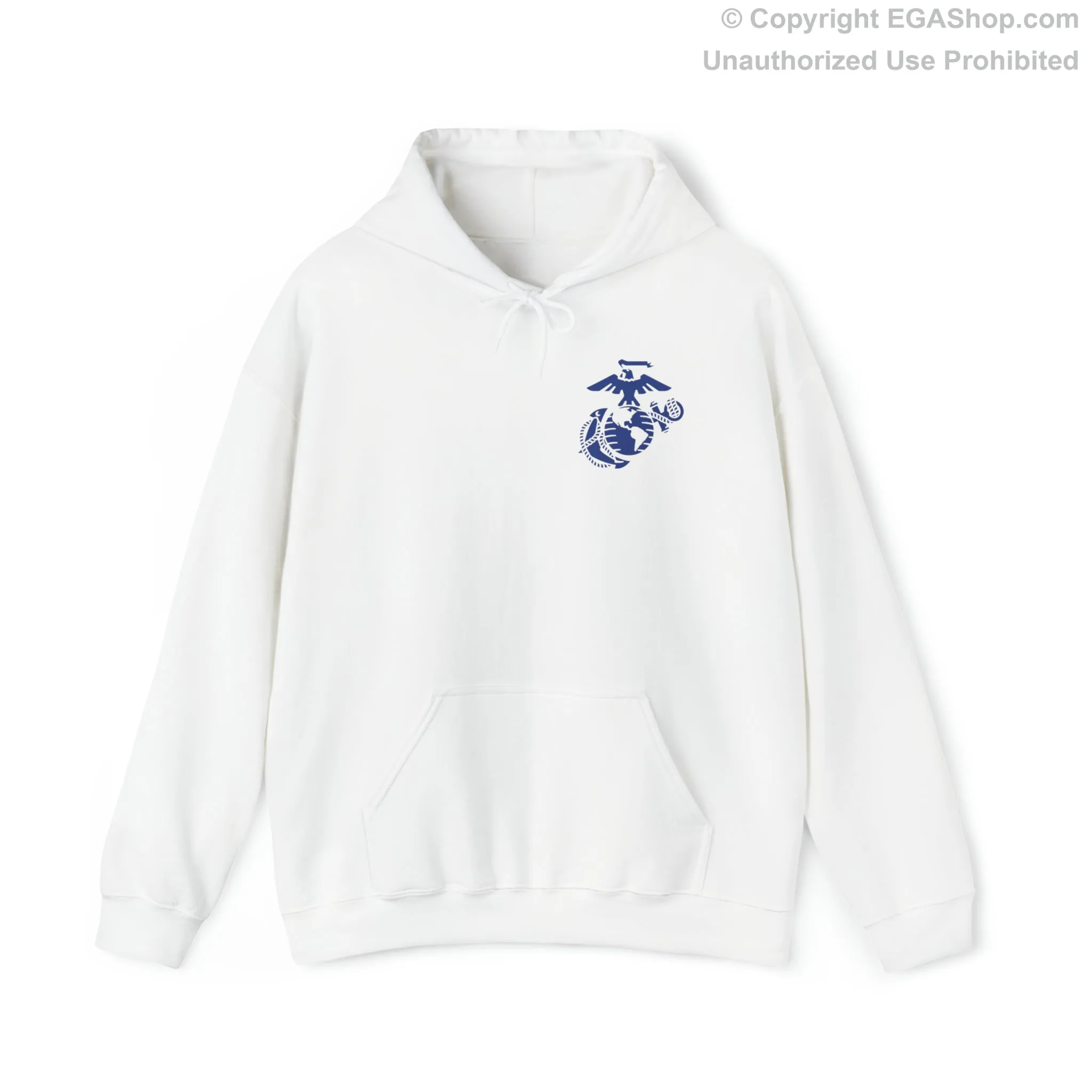 Hoodie: Mike Co. MCRD Parris Island (3rd Battalion Crest on BACK)