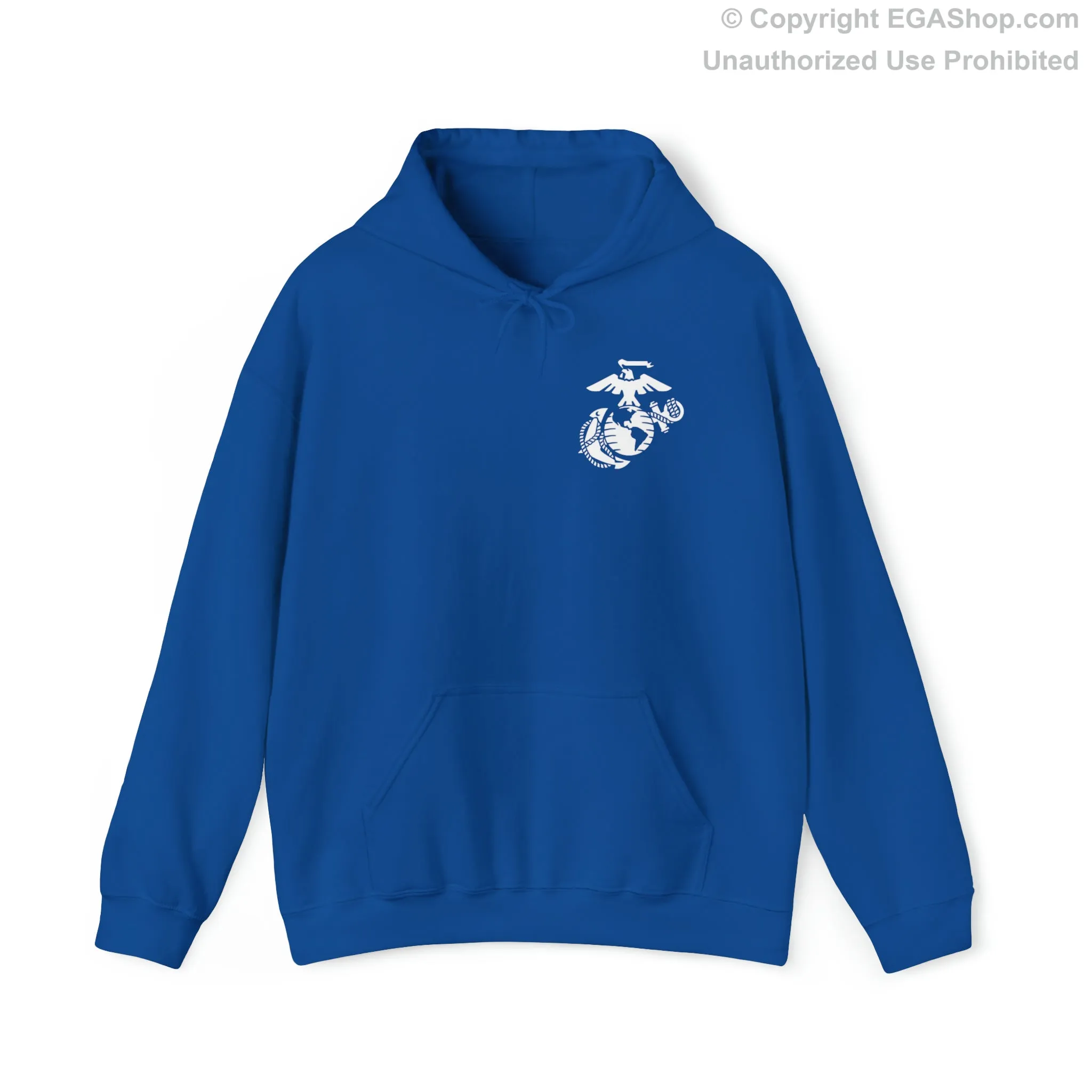 Hoodie: Mike Co. MCRD Parris Island (3rd Battalion Crest on BACK)