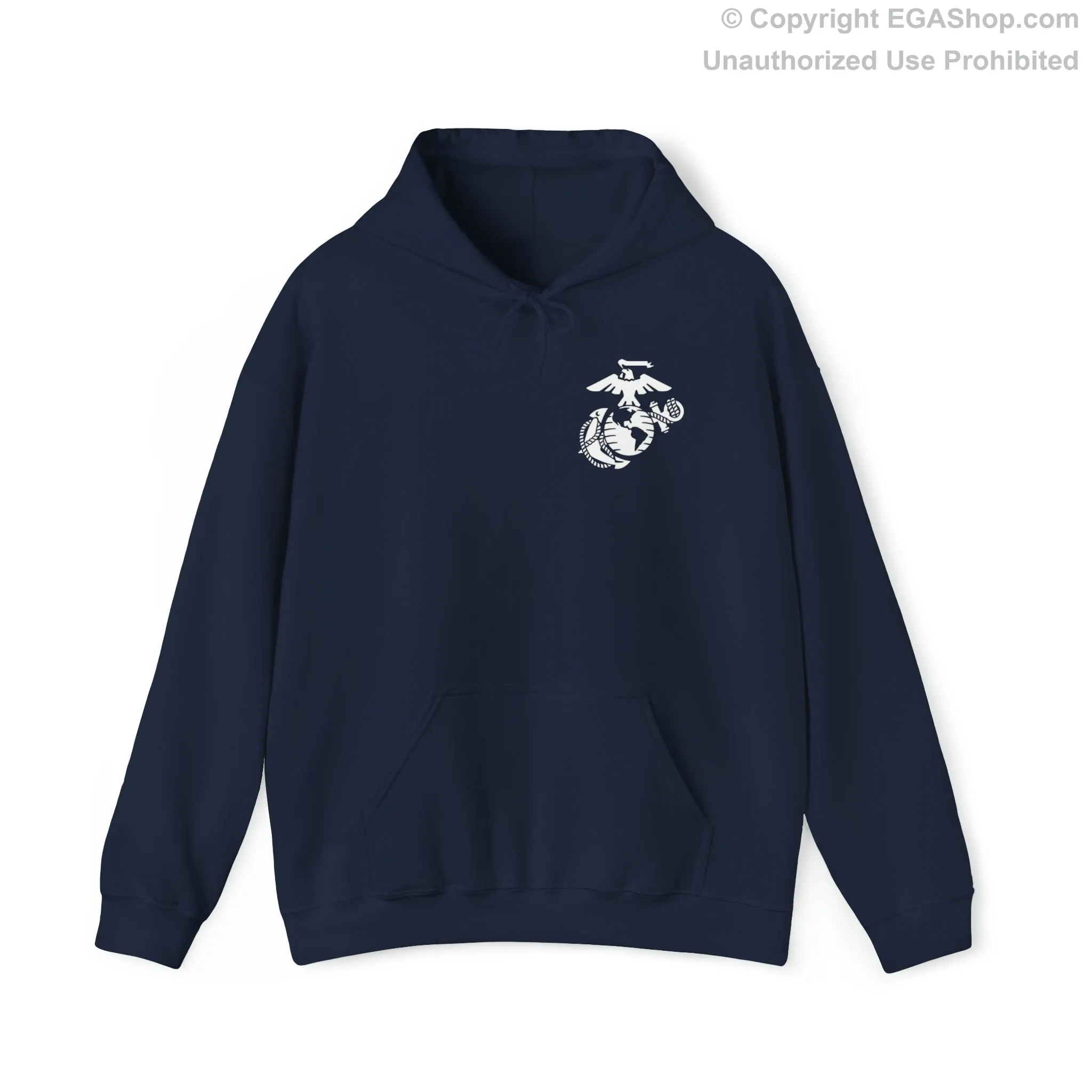 Hoodie: November Co. MCRD Parris Island (3rd Battalion Crest on BACK)