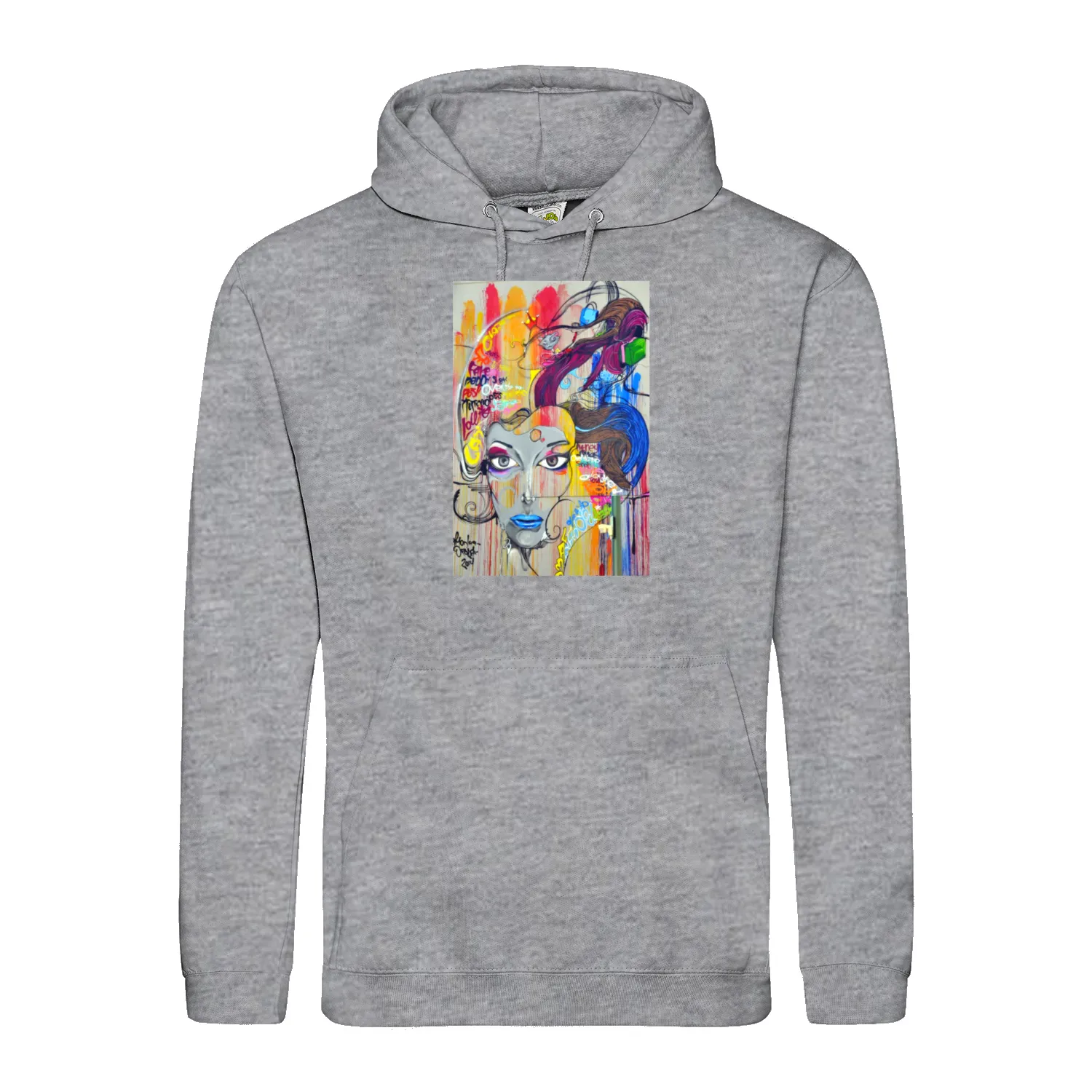 Hoodie "Painted Woman"