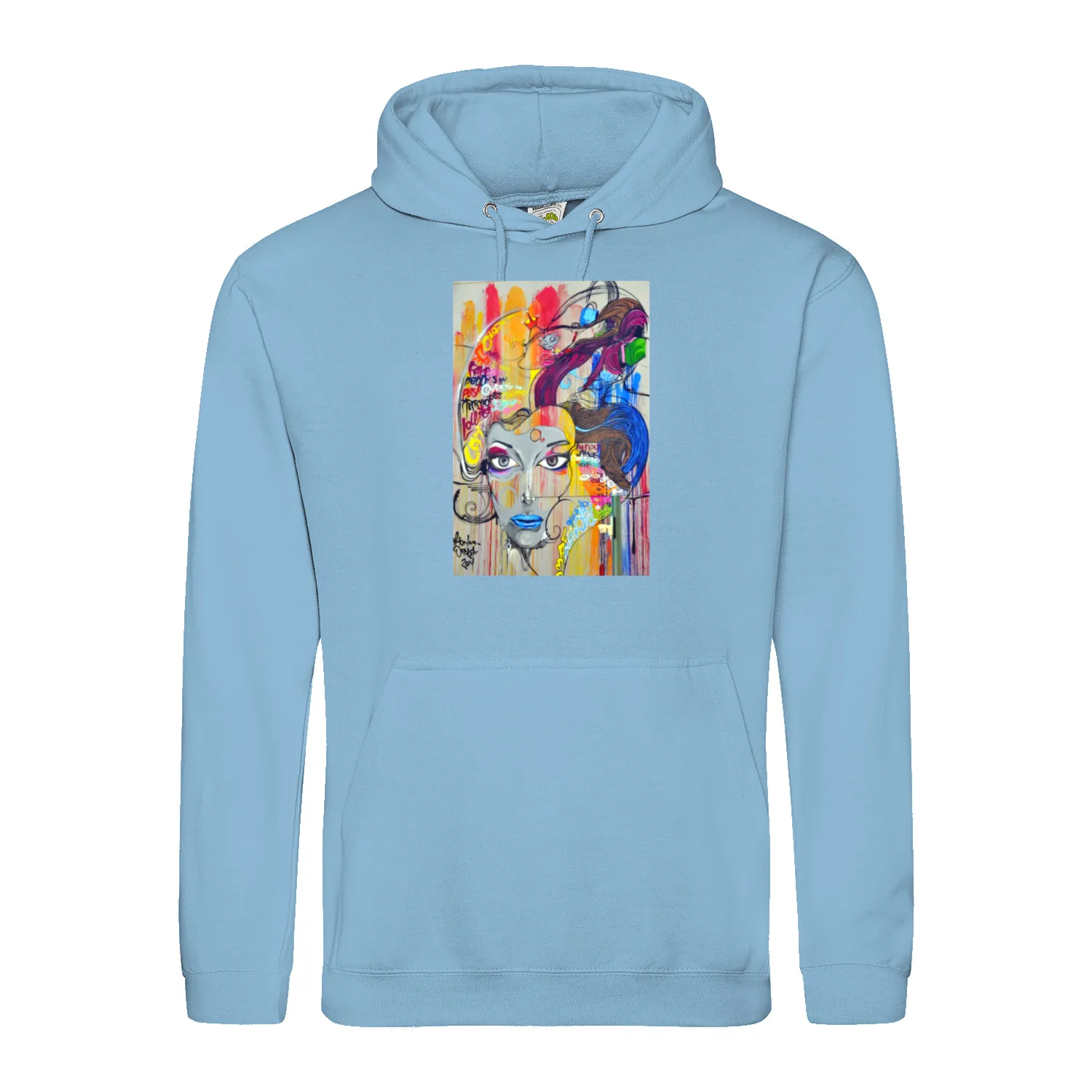 Hoodie "Painted Woman"