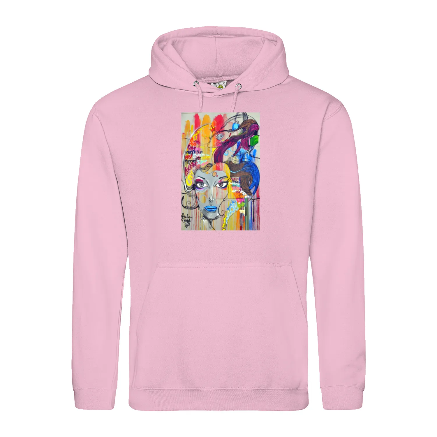 Hoodie "Painted Woman"