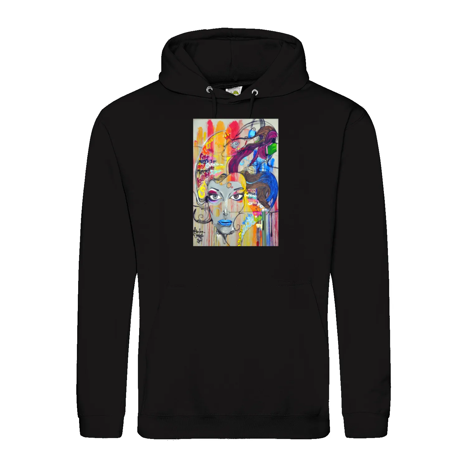 Hoodie "Painted Woman"