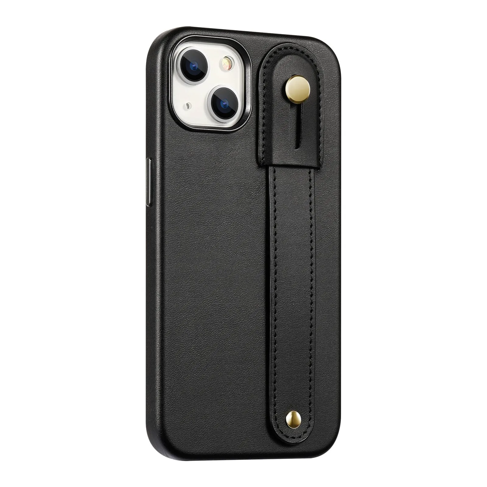 Indy Series Leather FingerGrip Case with Screen and Camera Protector - iPhone 15