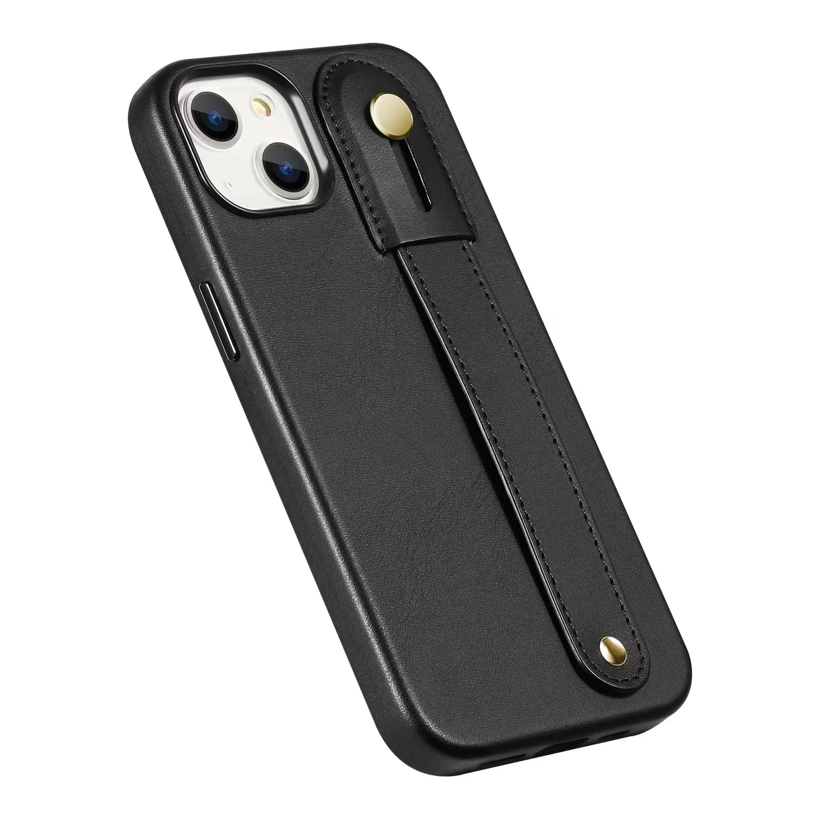 Indy Series Leather FingerGrip Case with Screen and Camera Protector - iPhone 15