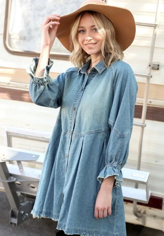 Jean Is My Style-Denim Tunic