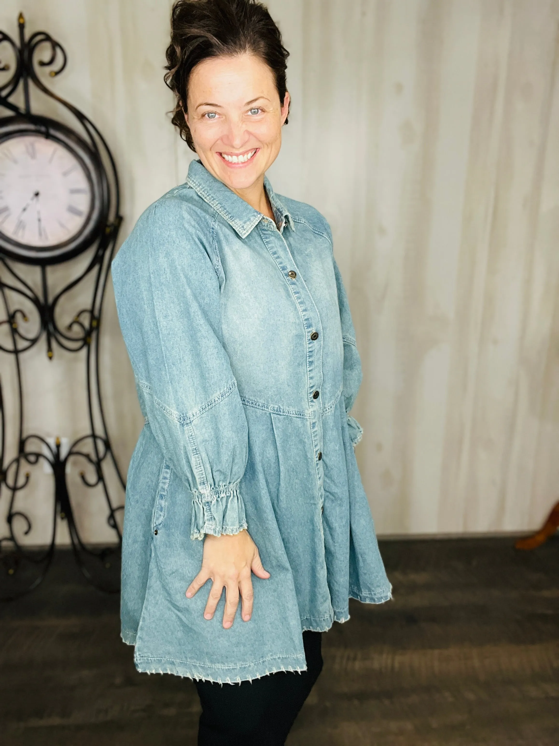 Jean Is My Style-Denim Tunic