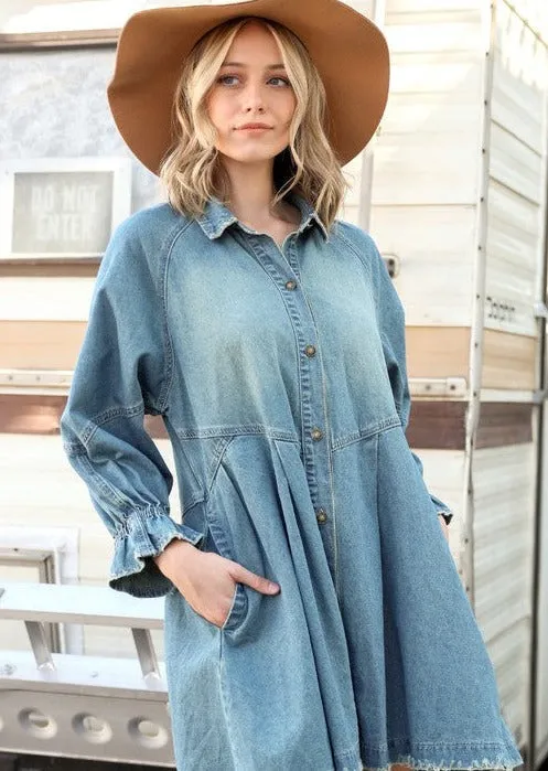 Jean Is My Style-Denim Tunic