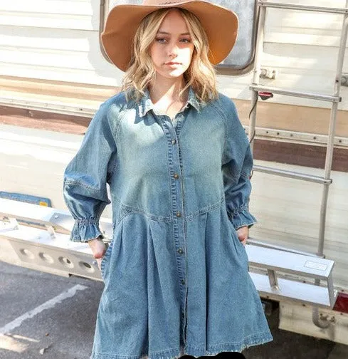 Jean Is My Style-Denim Tunic