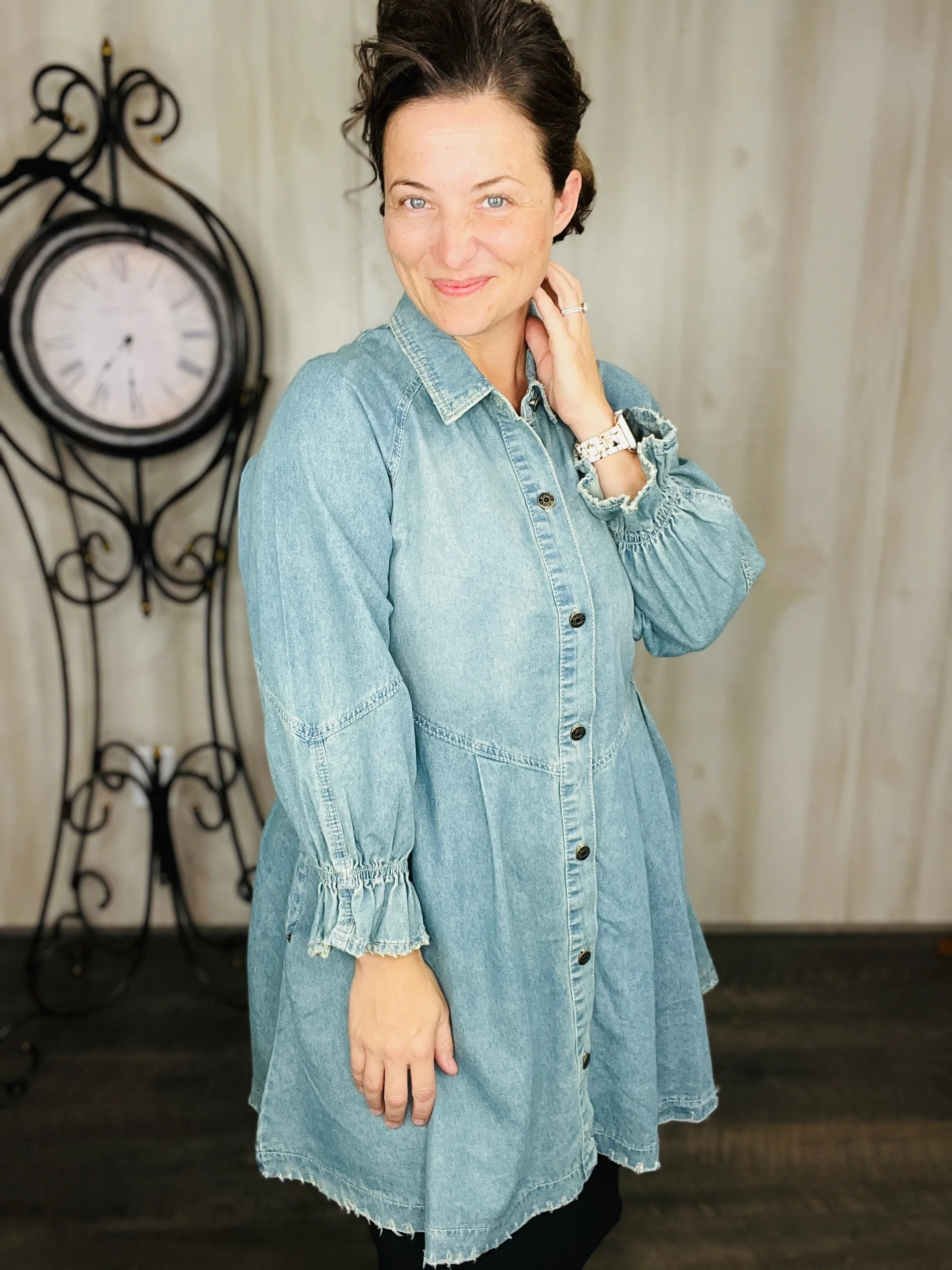 Jean Is My Style-Denim Tunic