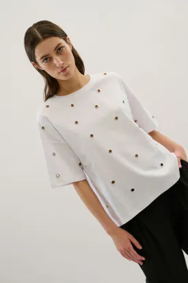 Karen By Simonsen Renee Tee in Bright White