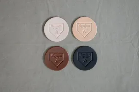 Leather Coaster | Houston Home Plate | Manready Mercantile