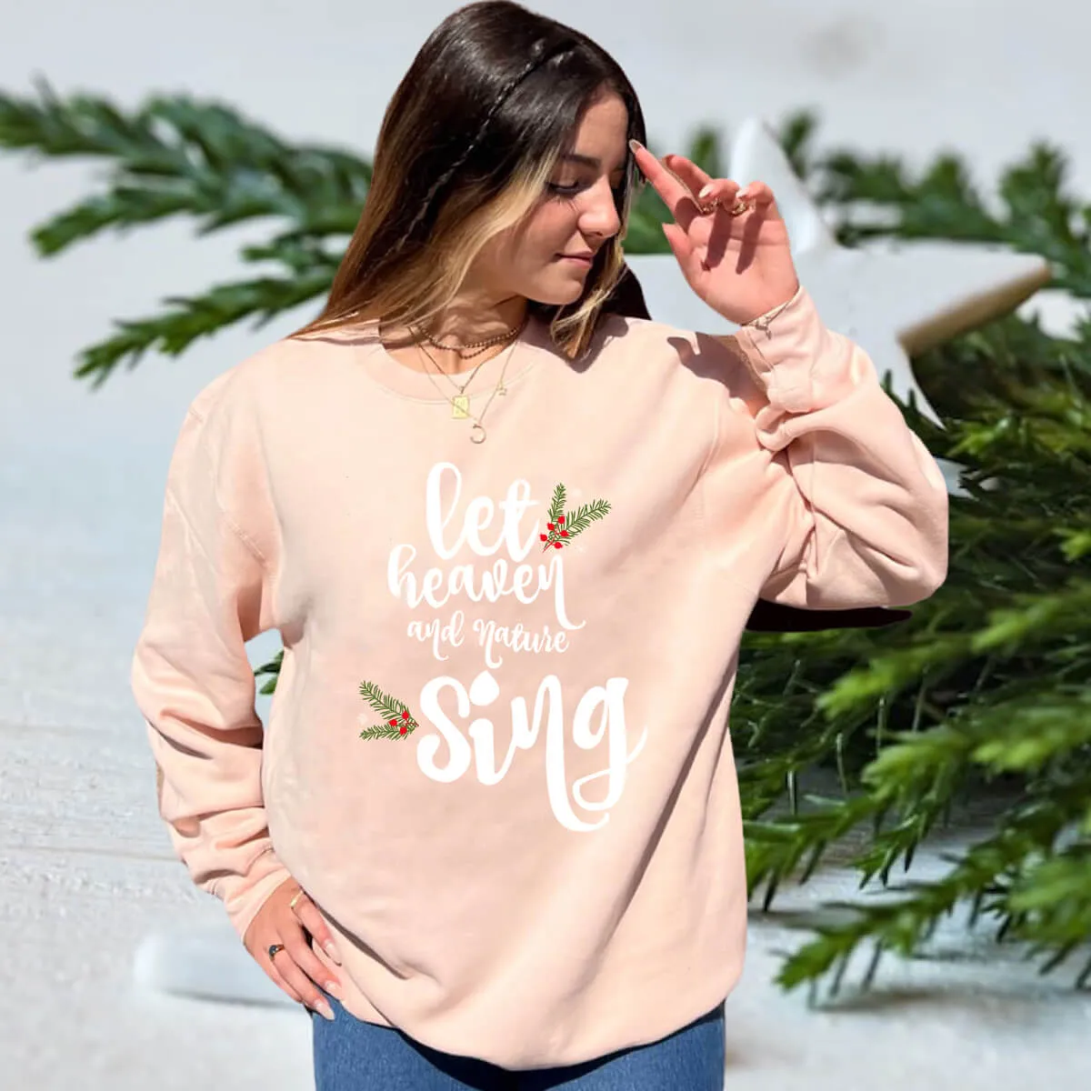 Let Heaven And Nature Sing Unisex Crewneck Sweatshirt