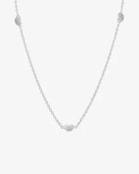 Love bubble full necklace silver