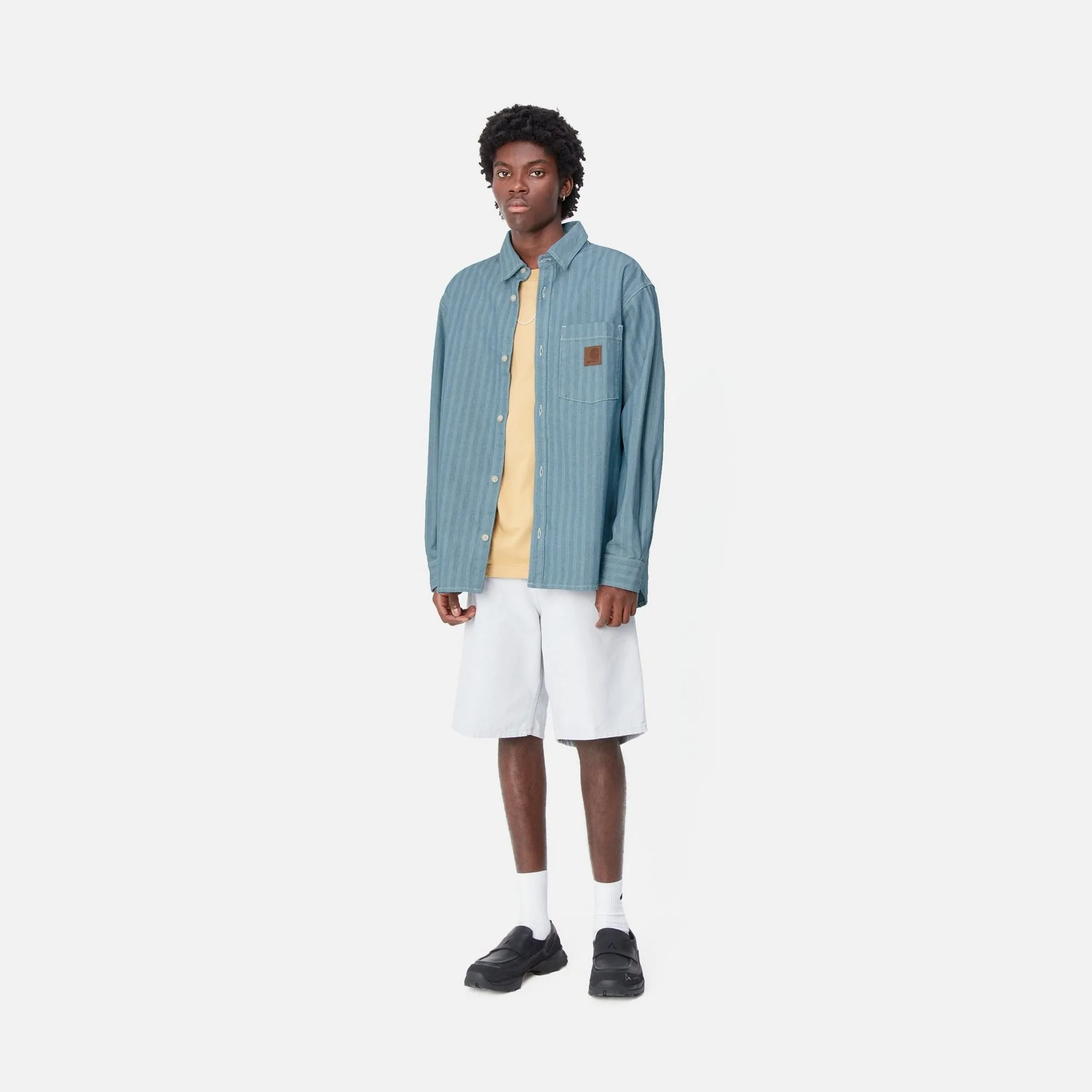 Menard Shirt Jacket | Blue