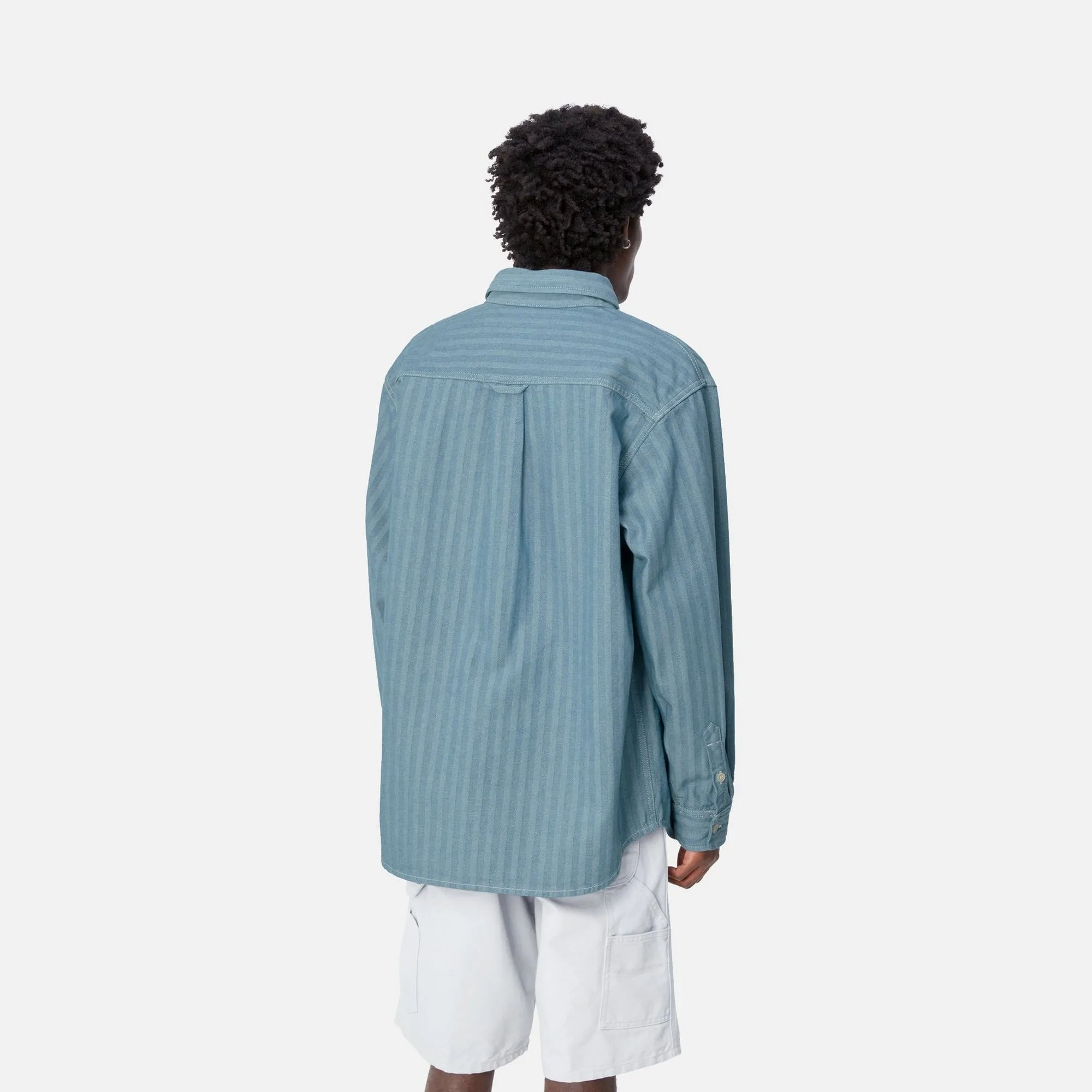 Menard Shirt Jacket | Blue