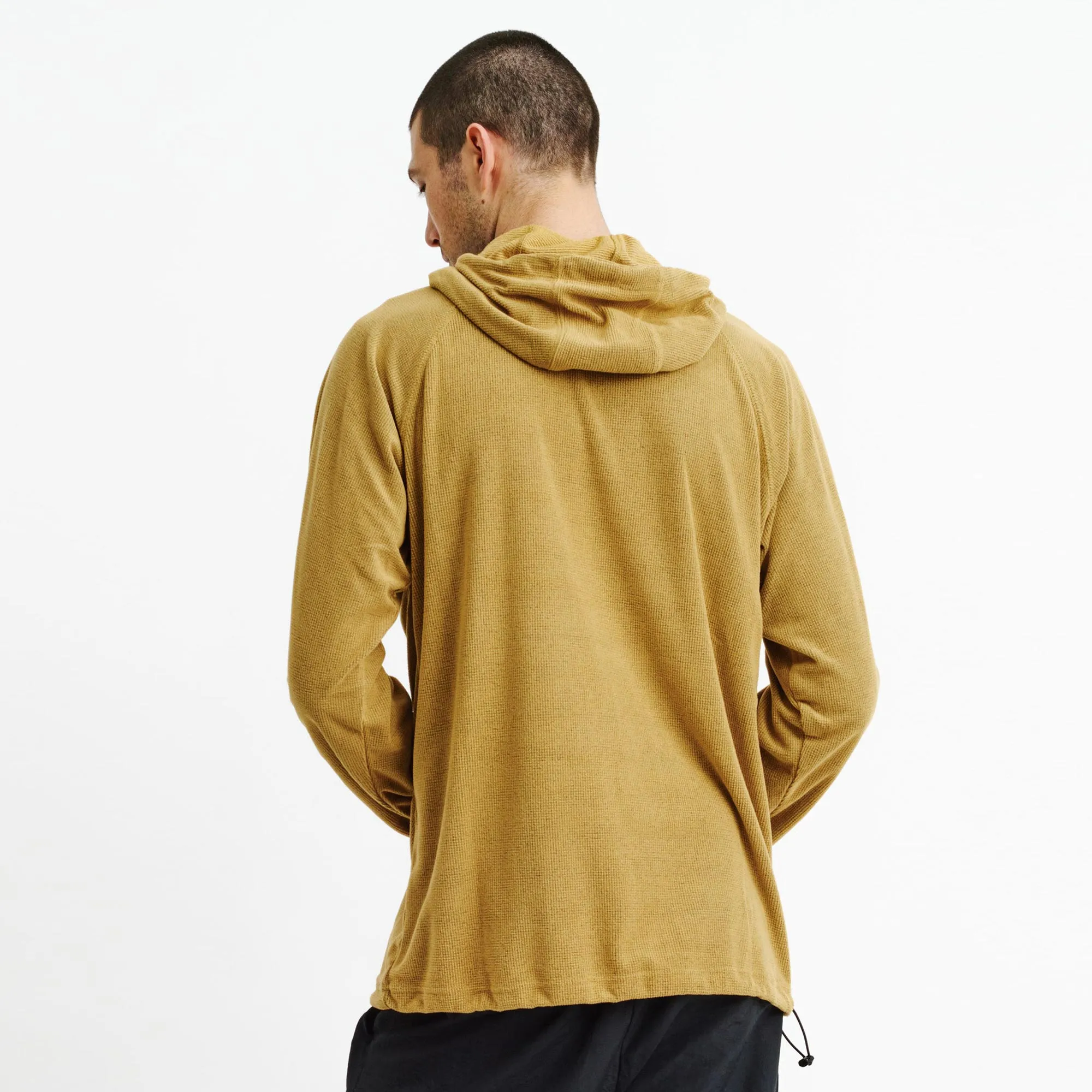 Mens Air-Grid Fleece Mustard