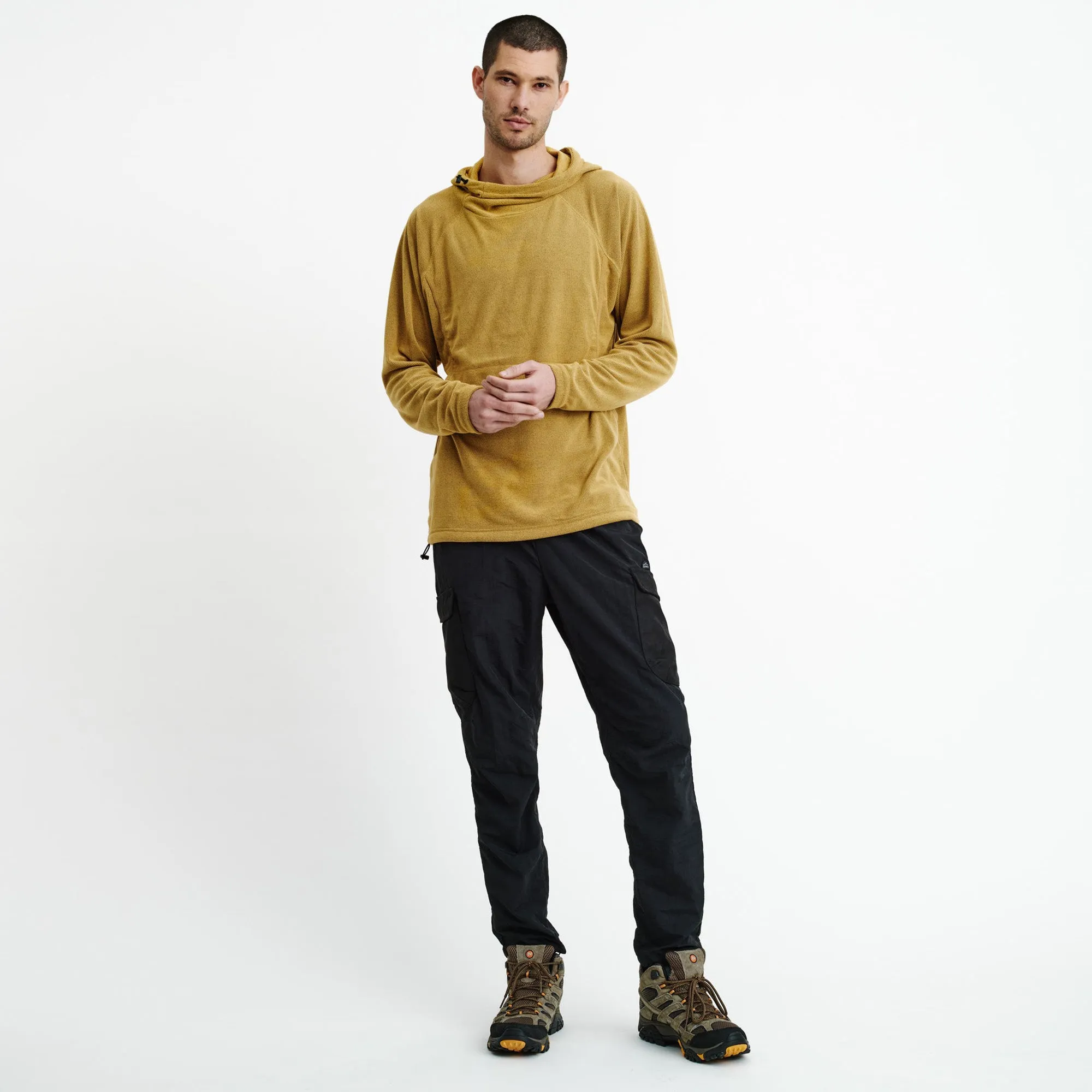 Mens Air-Grid Fleece Mustard