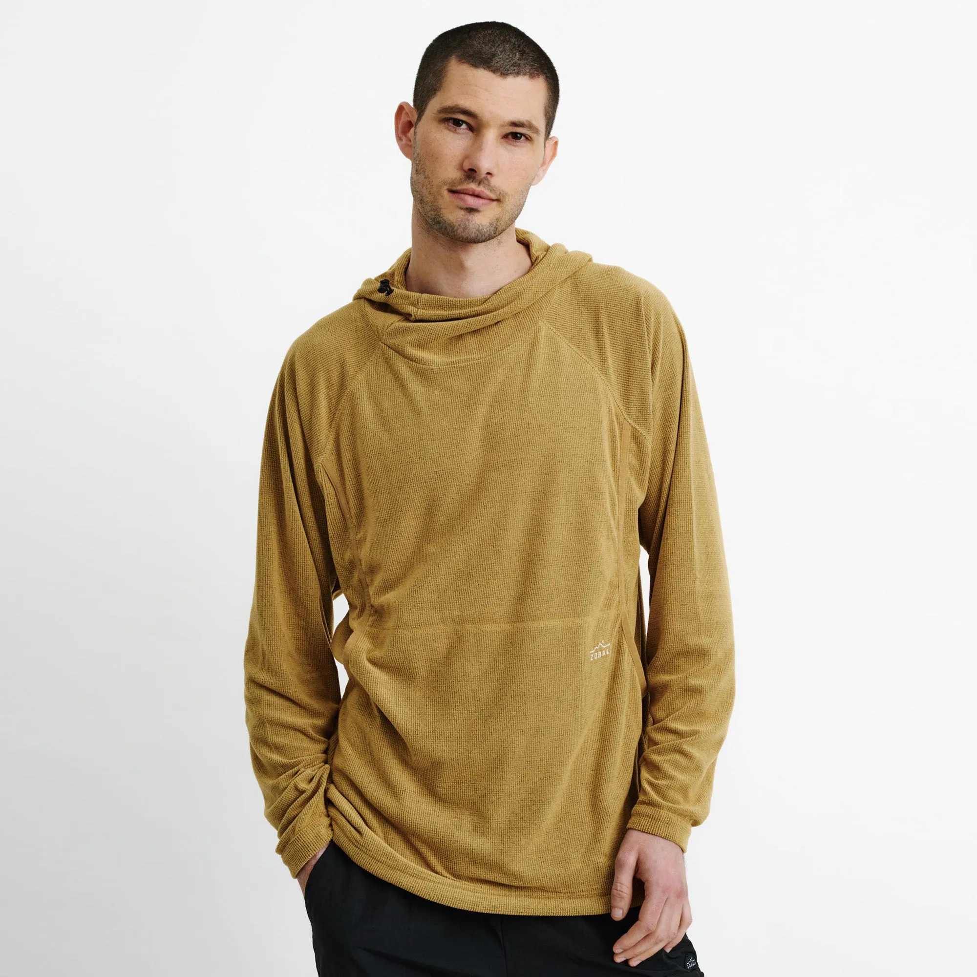 Mens Air-Grid Fleece Mustard