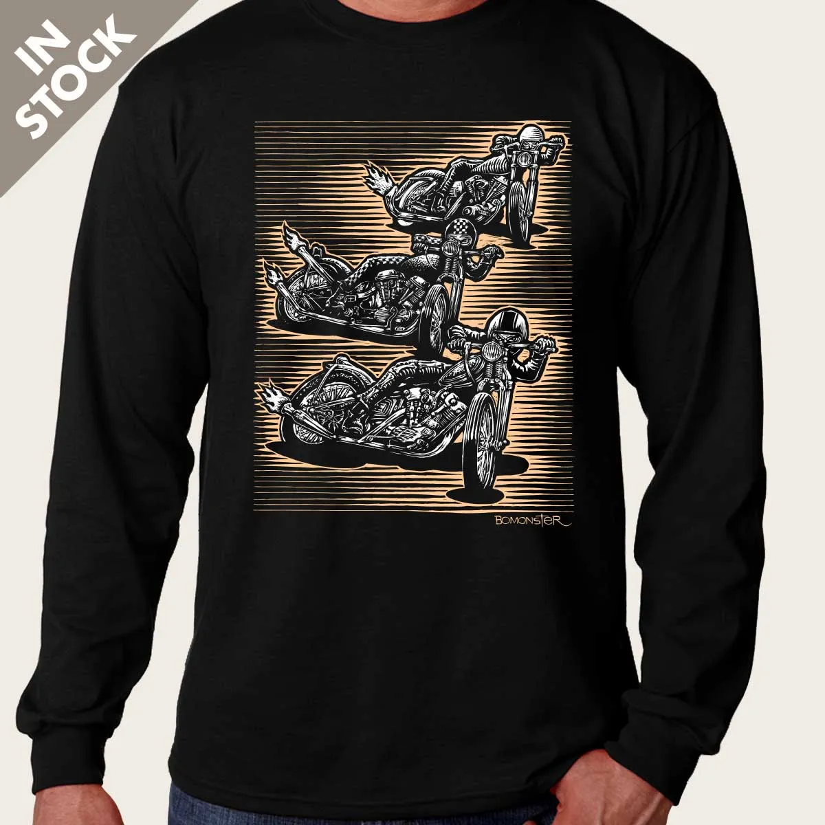 Men's Harley Long Sleeve T-Shirt "Triple Threat"