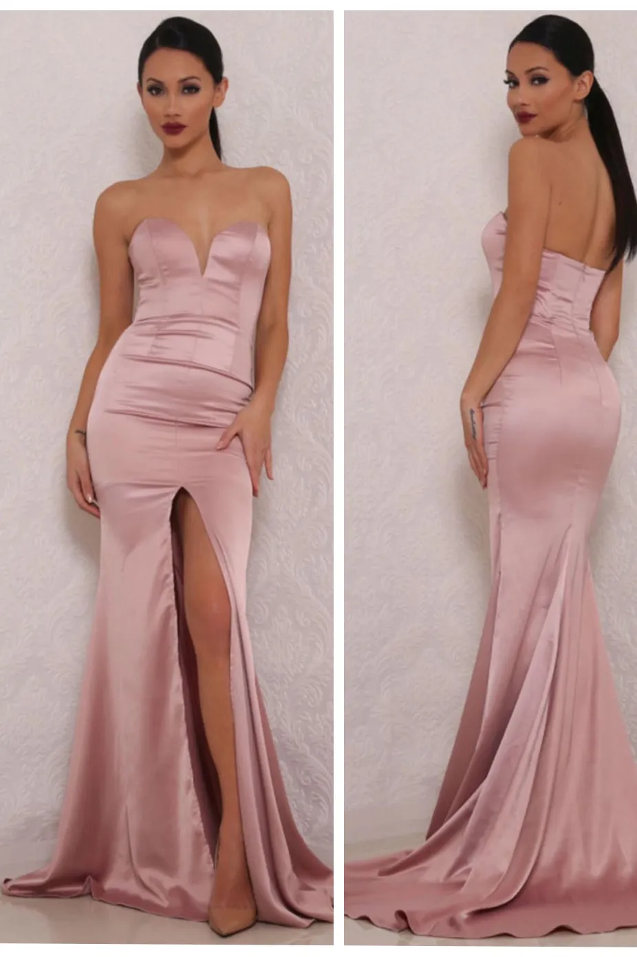 MILAN GOWN in Pink by Abyss by Abby